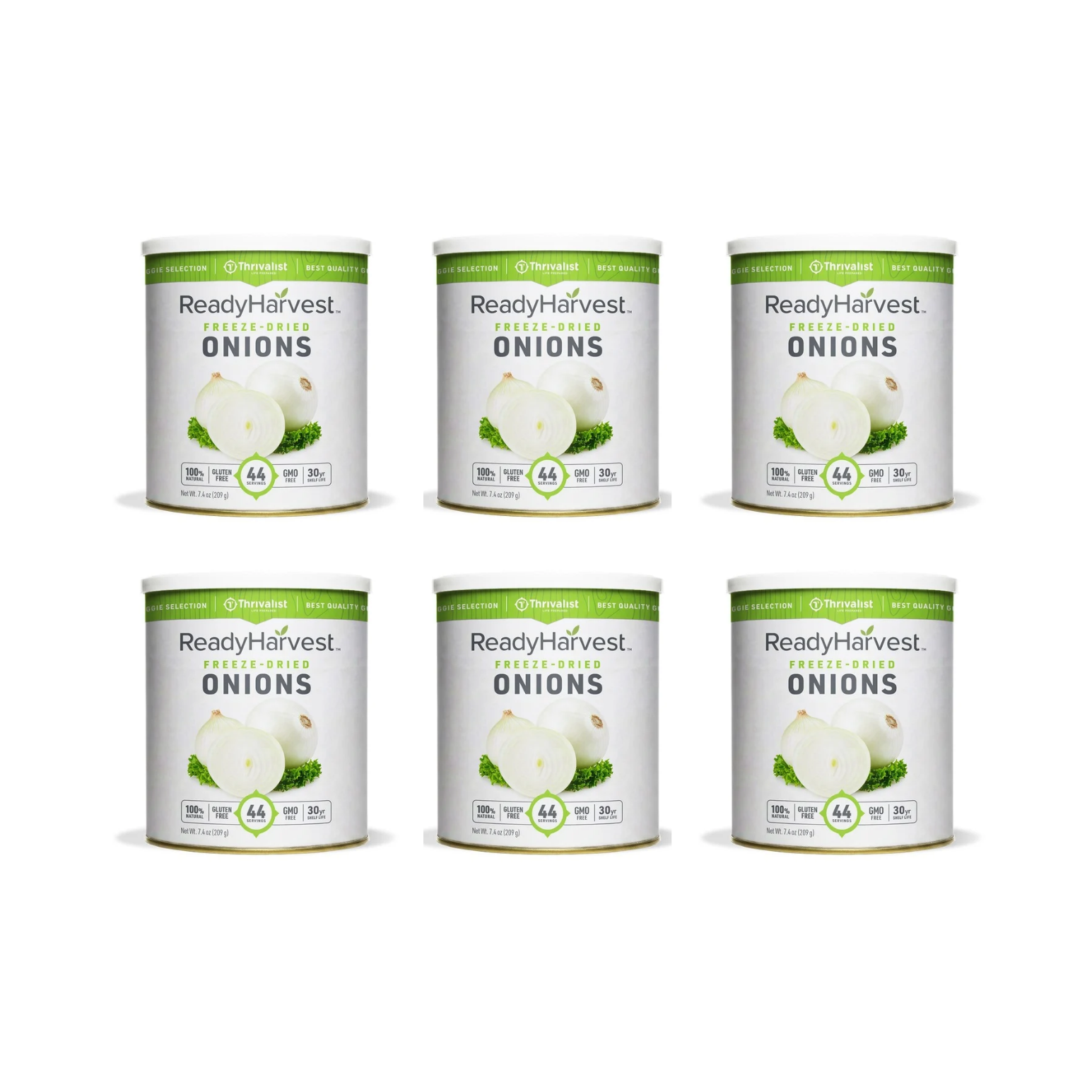 Ready Harvest Freeze-Dried Onions (30-Year Shelf Life)