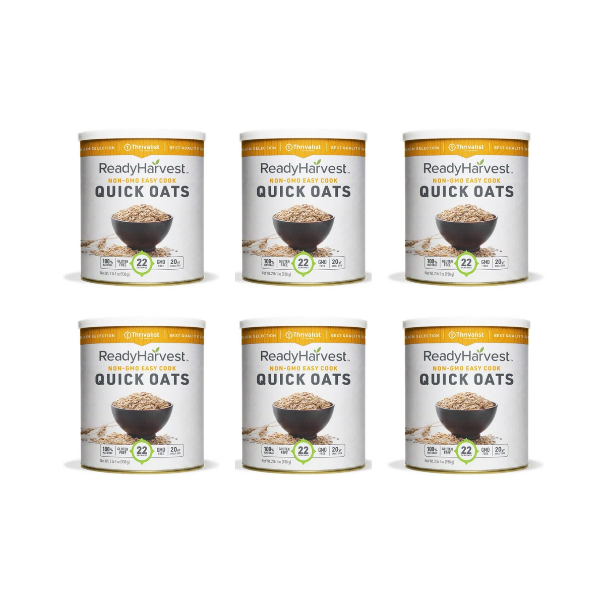 Ready Harvest Quick Oats (25-Year Shelf Life)