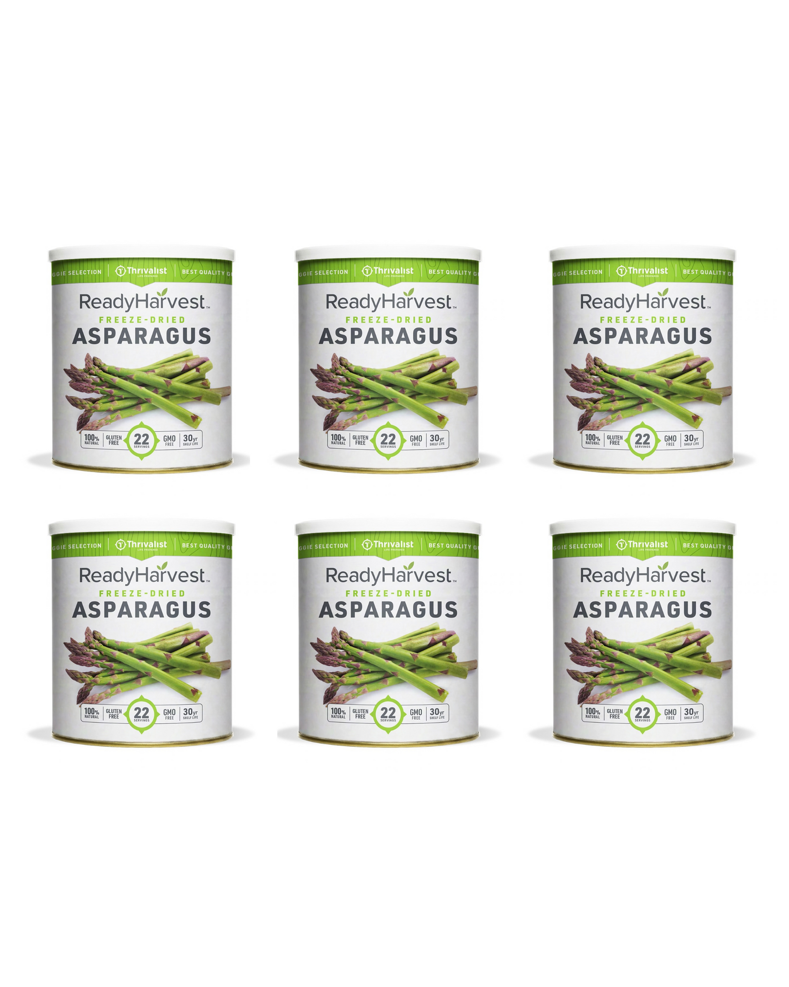 Ready Harvest Freeze-Dried Asparagus (30-Year Shelf Life)