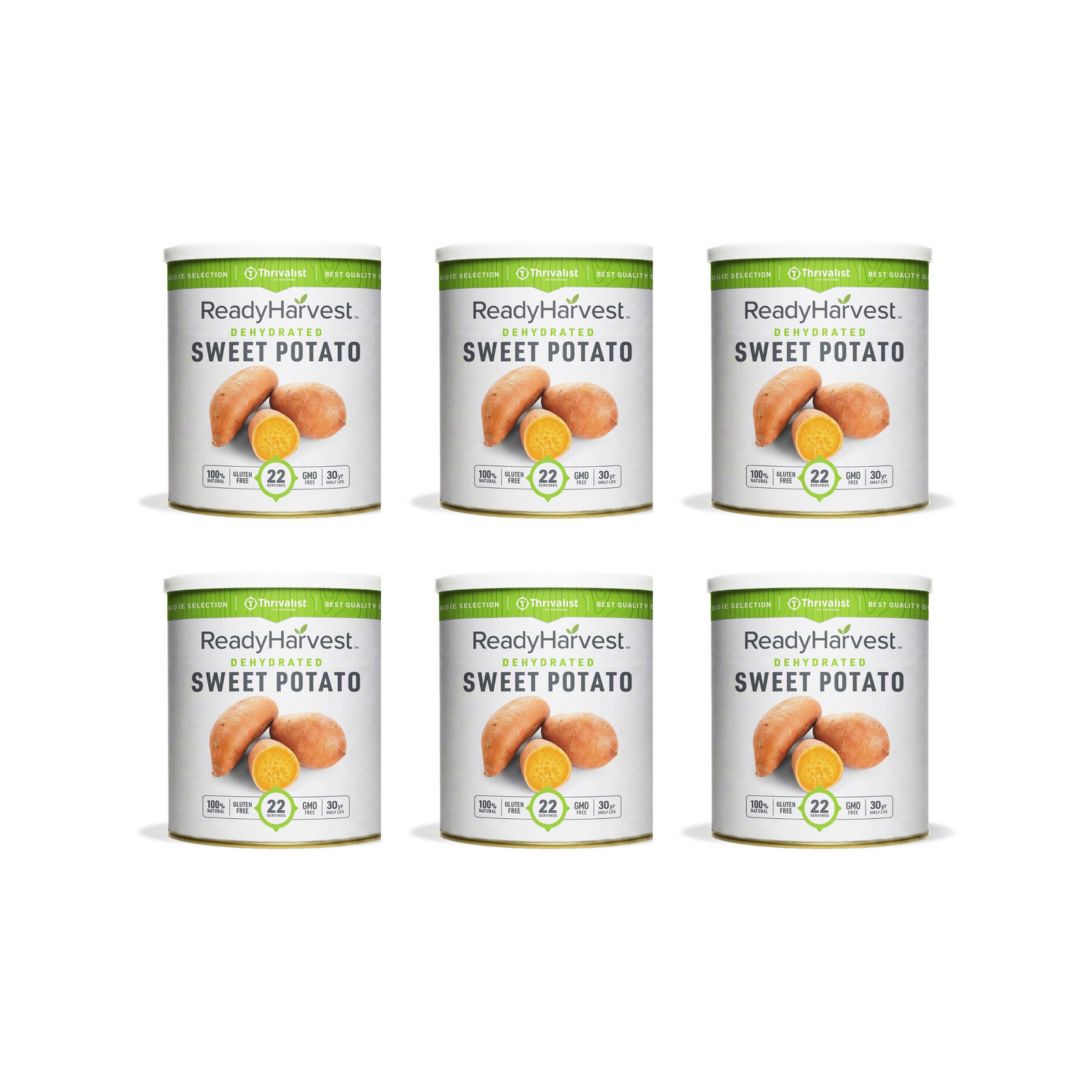 Ready Harvest Dehydrated Sweet Potato Dices (30-Year Shelf Life)