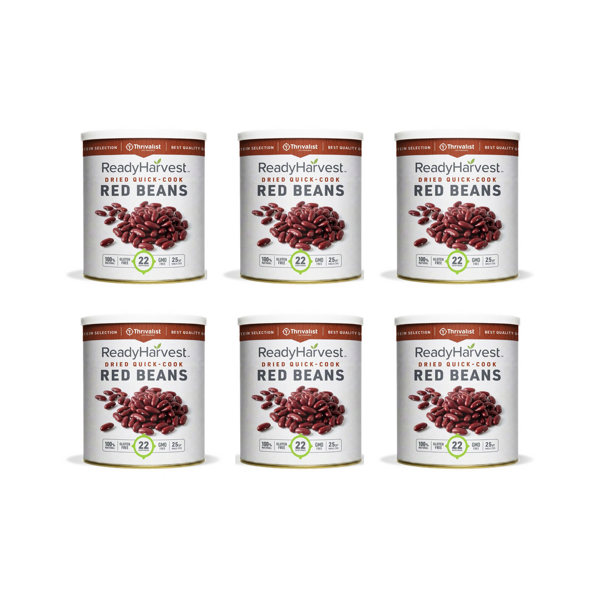 Ready Harvest Premium Quick-Cook Red Beans (25-Year Shelf Life)