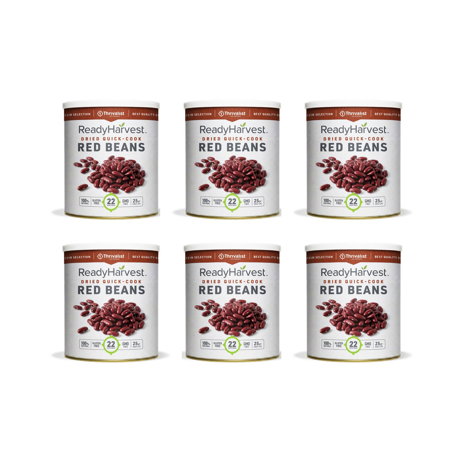 Ready Harvest Premium Quick-Cook Red Beans (25-Year Shelf Life)