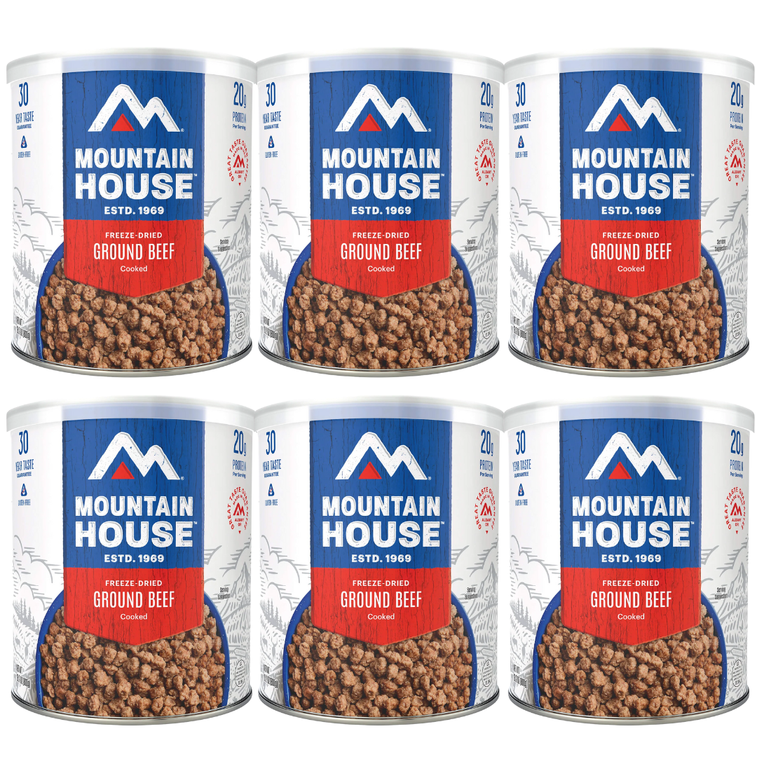 Freeze-Dried Ground Beef Can - Mountain House (GF) Gluten Free