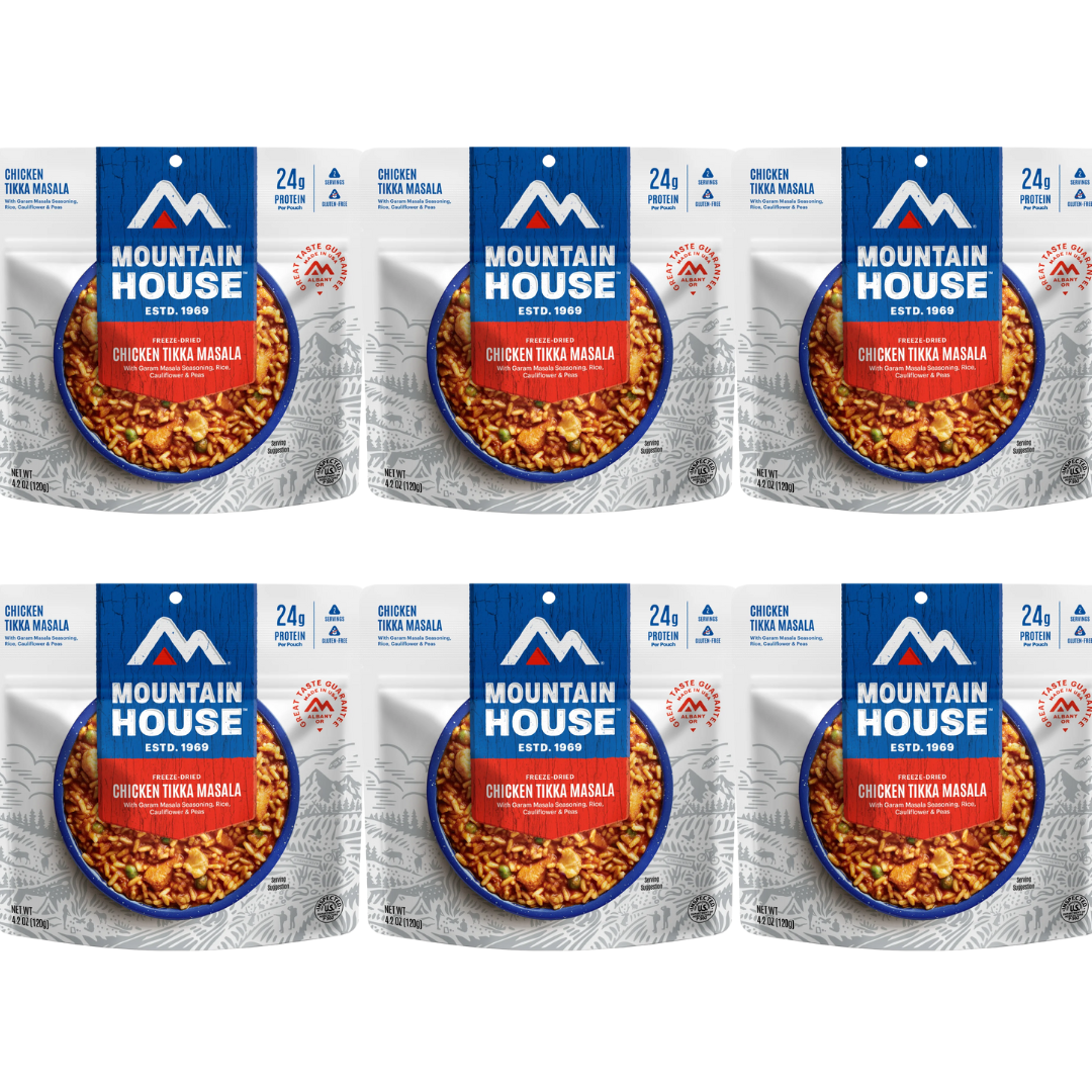 Freeze-Dried Chicken Tikka Masala Pouch - Mountain House (GF) Gluten Free