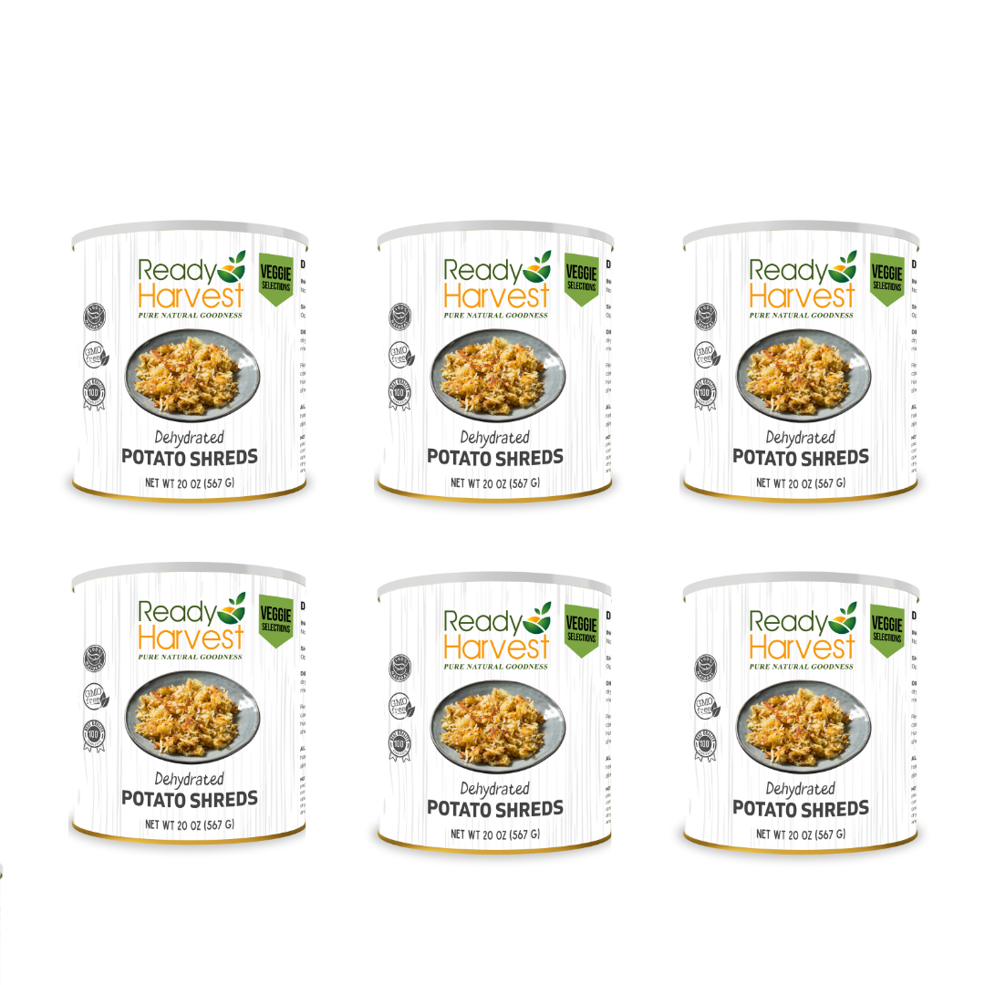 Ready Harvest Dehydrated Potato Shreds (30-Year Shelf Life)