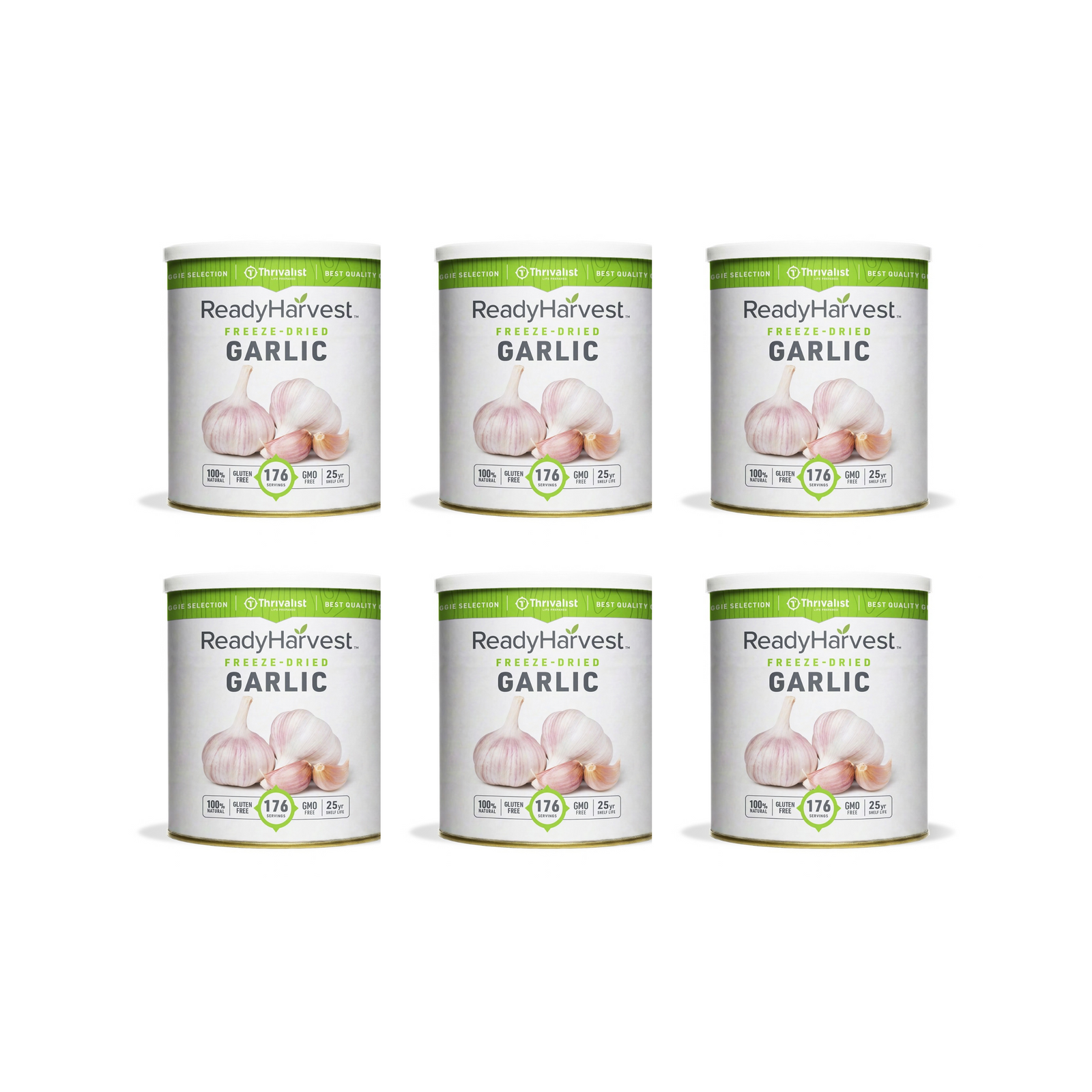 Ready Harvest Freeze-Dried Garlic (25-Year Shelf Life)
