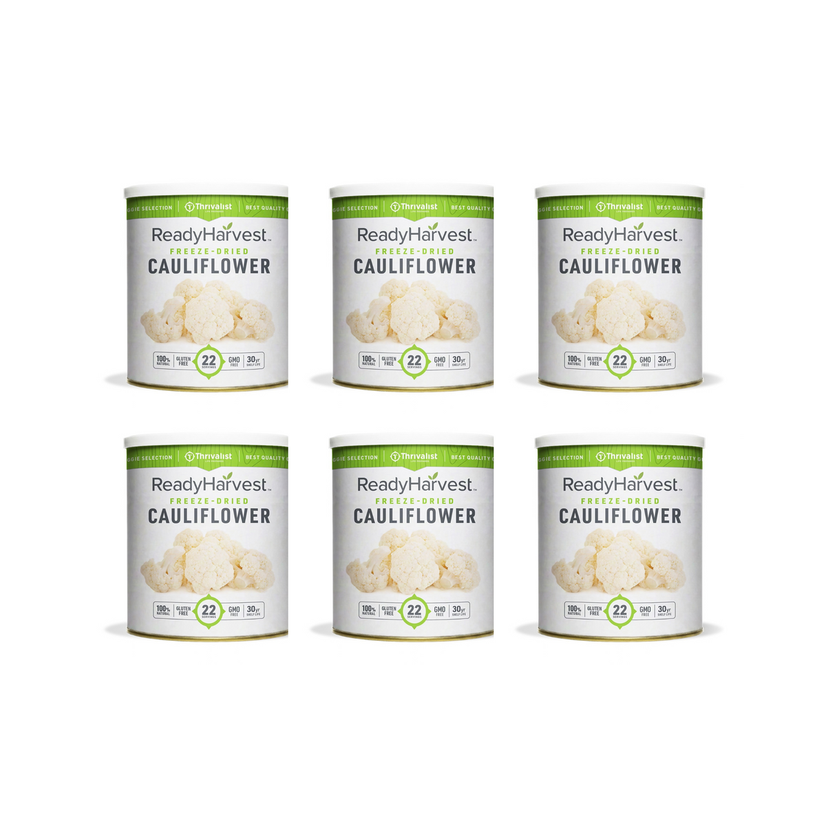 Ready Harvest Freeze-Dried Cauliflower (30-Year Shelf Life)