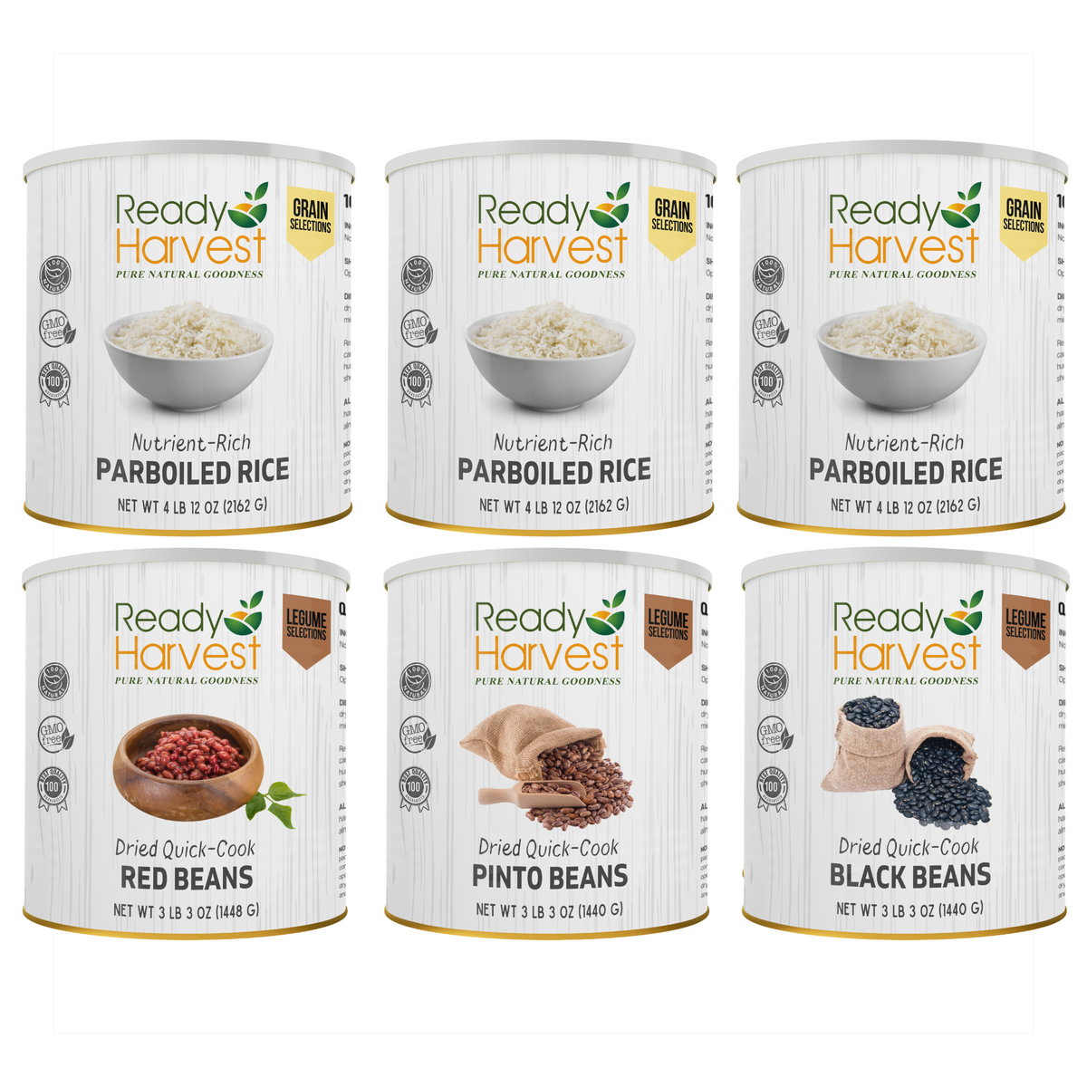 Ready Harvest Beans and Rice Variety Kit (25-Year Shelf Life)