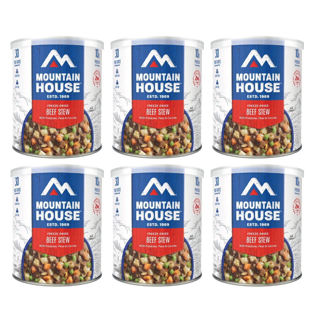 Freeze-Dried Beef Stew Can - Mountain House (GF) Gluten Free