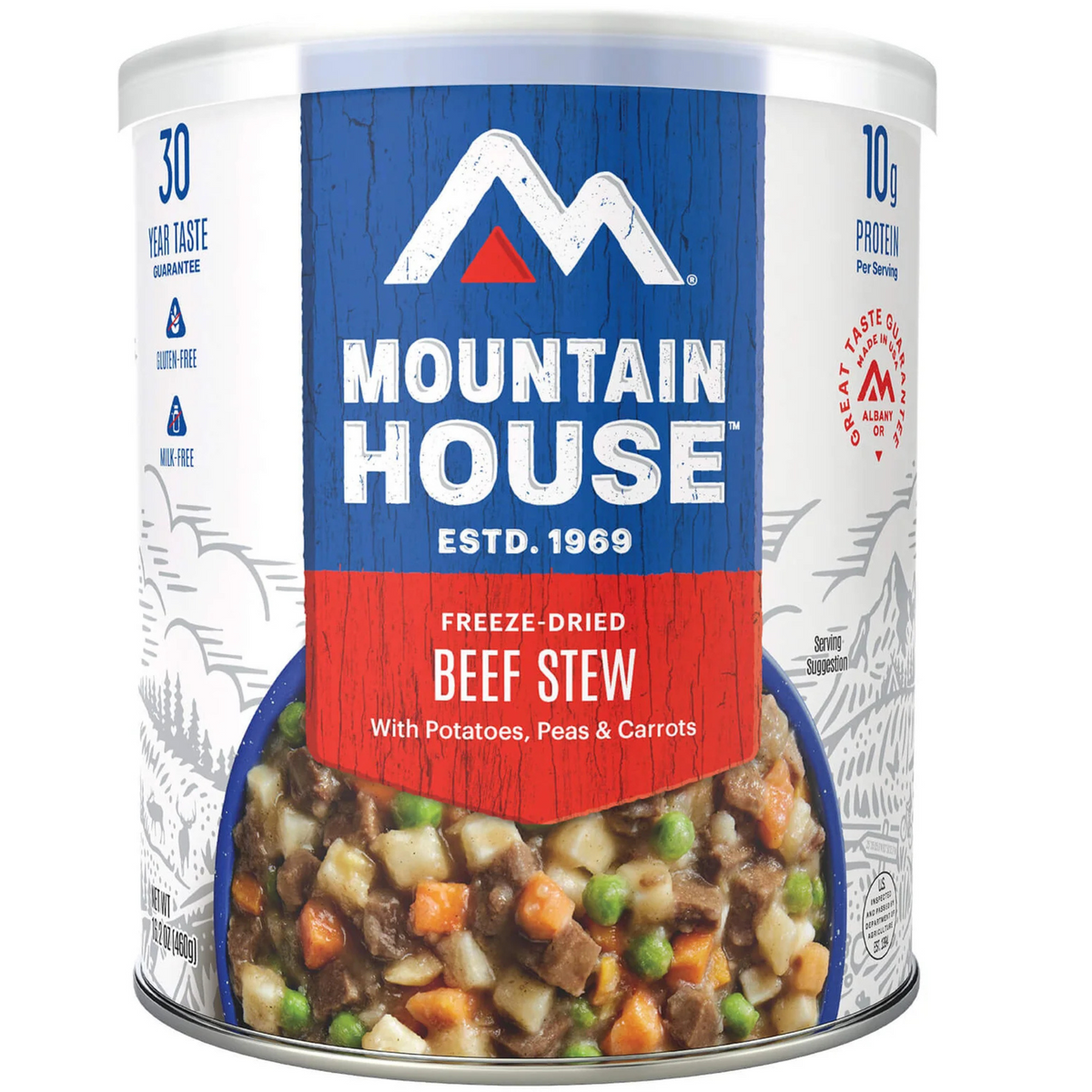 Freeze-Dried Beef Stew Can - Mountain House (GF) Gluten Free