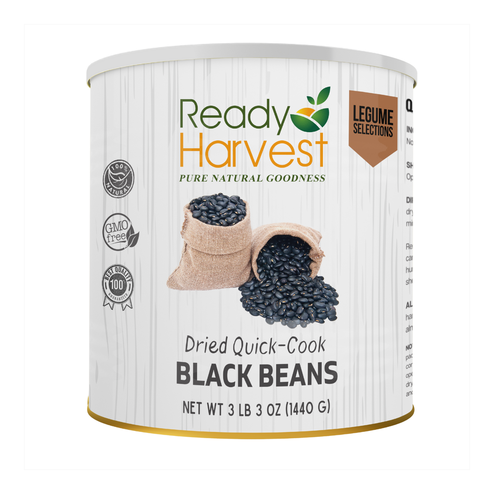 Ready Harvest Quick-Cook Beans Variety Kit (25-Year Shelf Life)