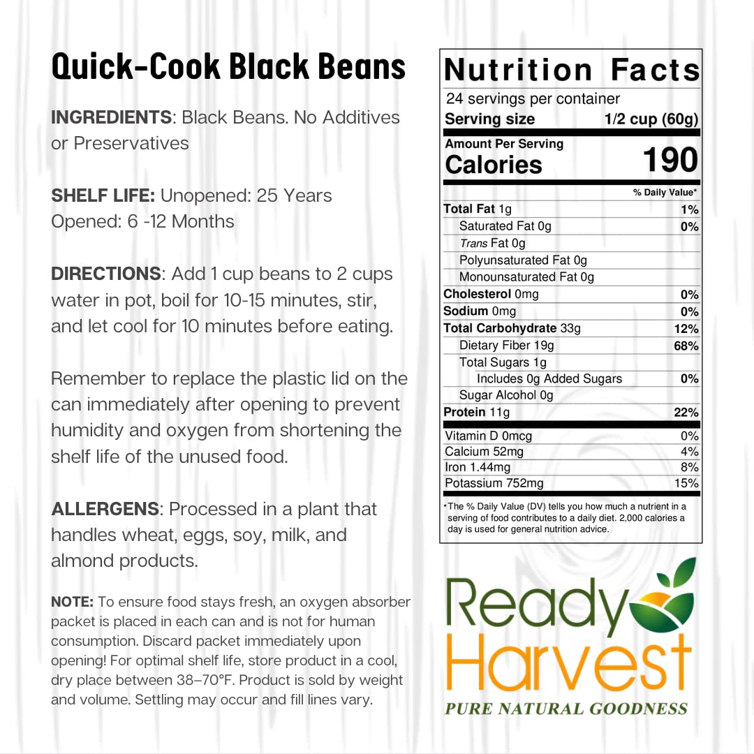 Ready Harvest Beans and Rice Variety Kit (25-Year Shelf Life)