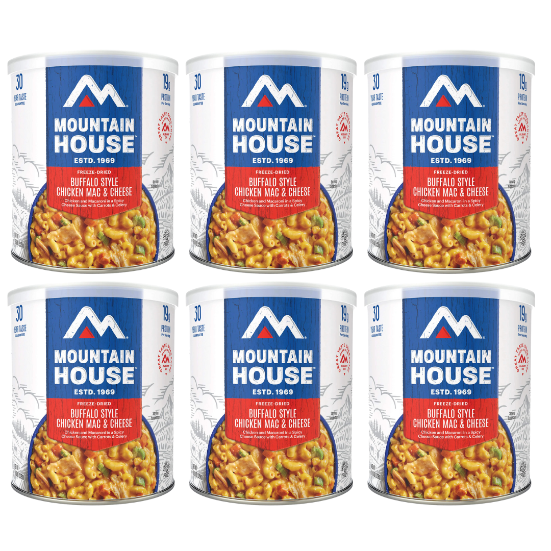 Freeze-Dried Buffalo Style Chicken Mac and Cheese Can - Mountain House
