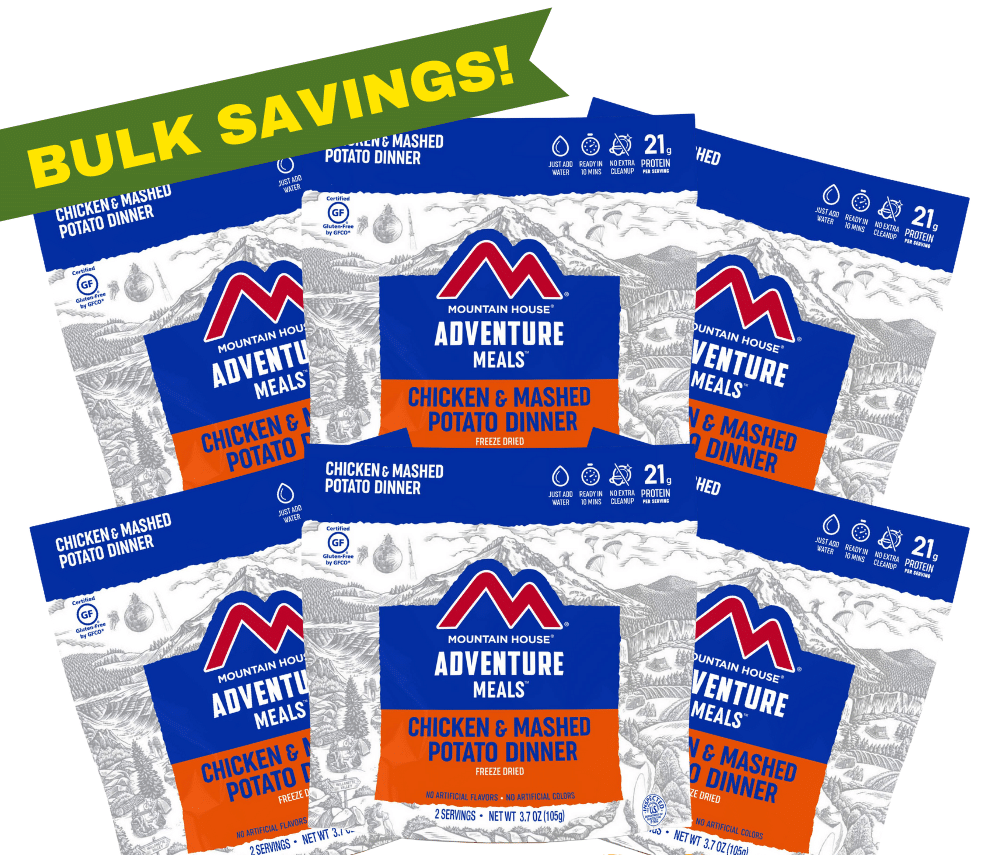 Freeze-Dried Chicken and Mashed Potatoes Dinner Pouch - Mountain House