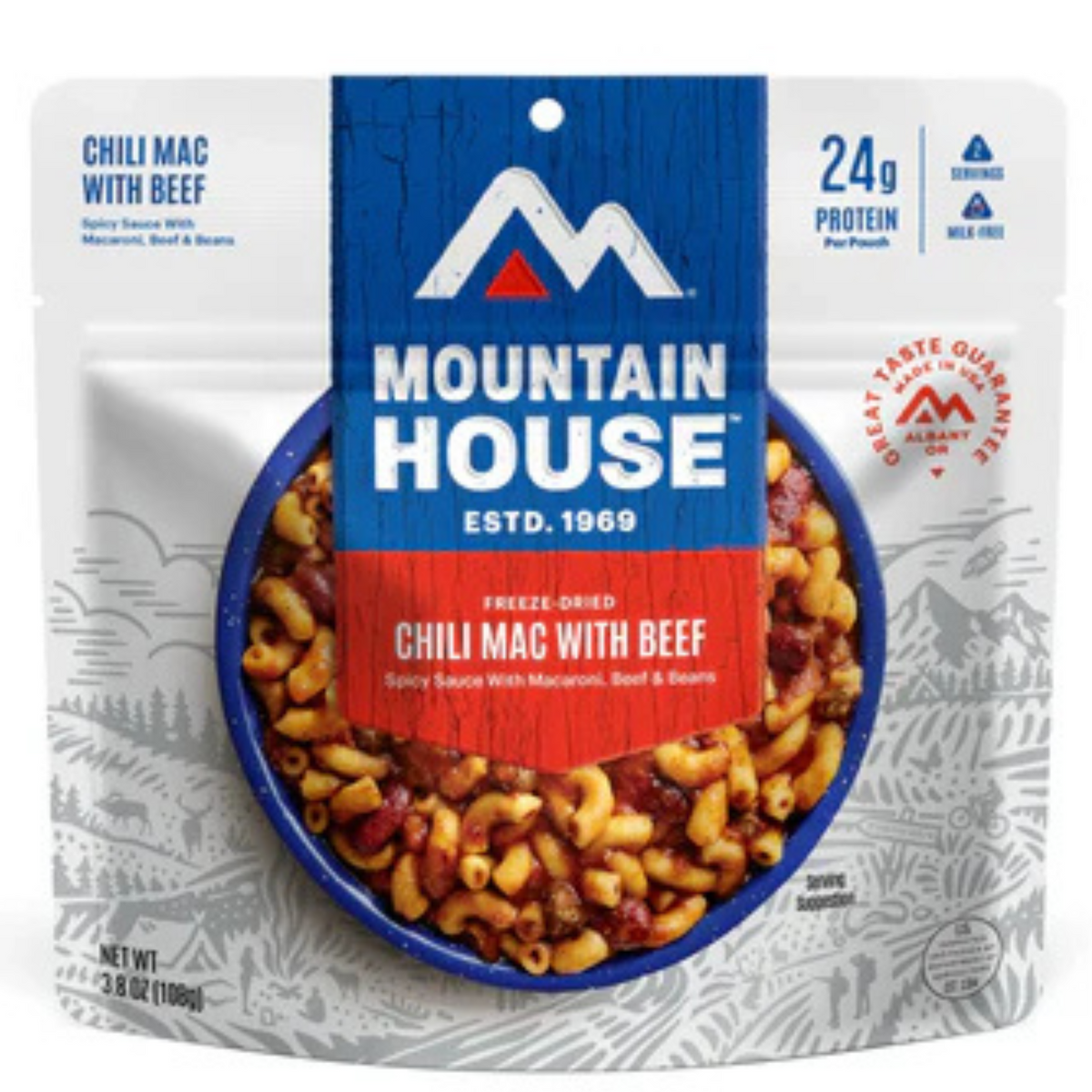 Freeze-Dried Chili Mac with Beef Pouch - Mountain House