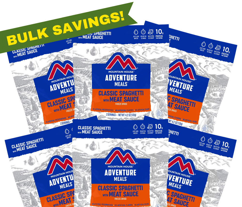 Freeze-Dried Spaghetti with Beef Marinara Pouch - Mountain House