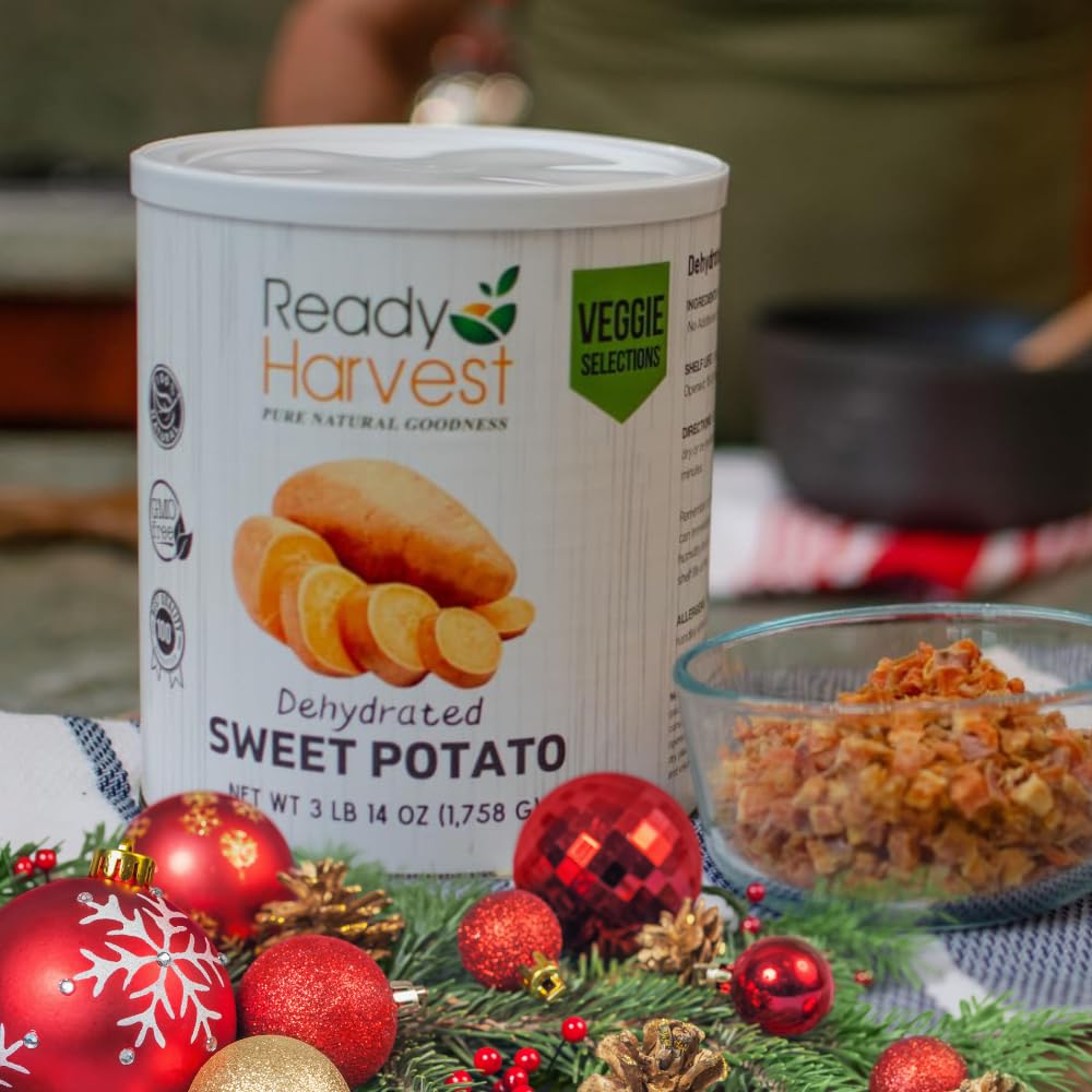 Ready Harvest Dehydrated Sweet Potato Dices (30-Year Shelf Life)
