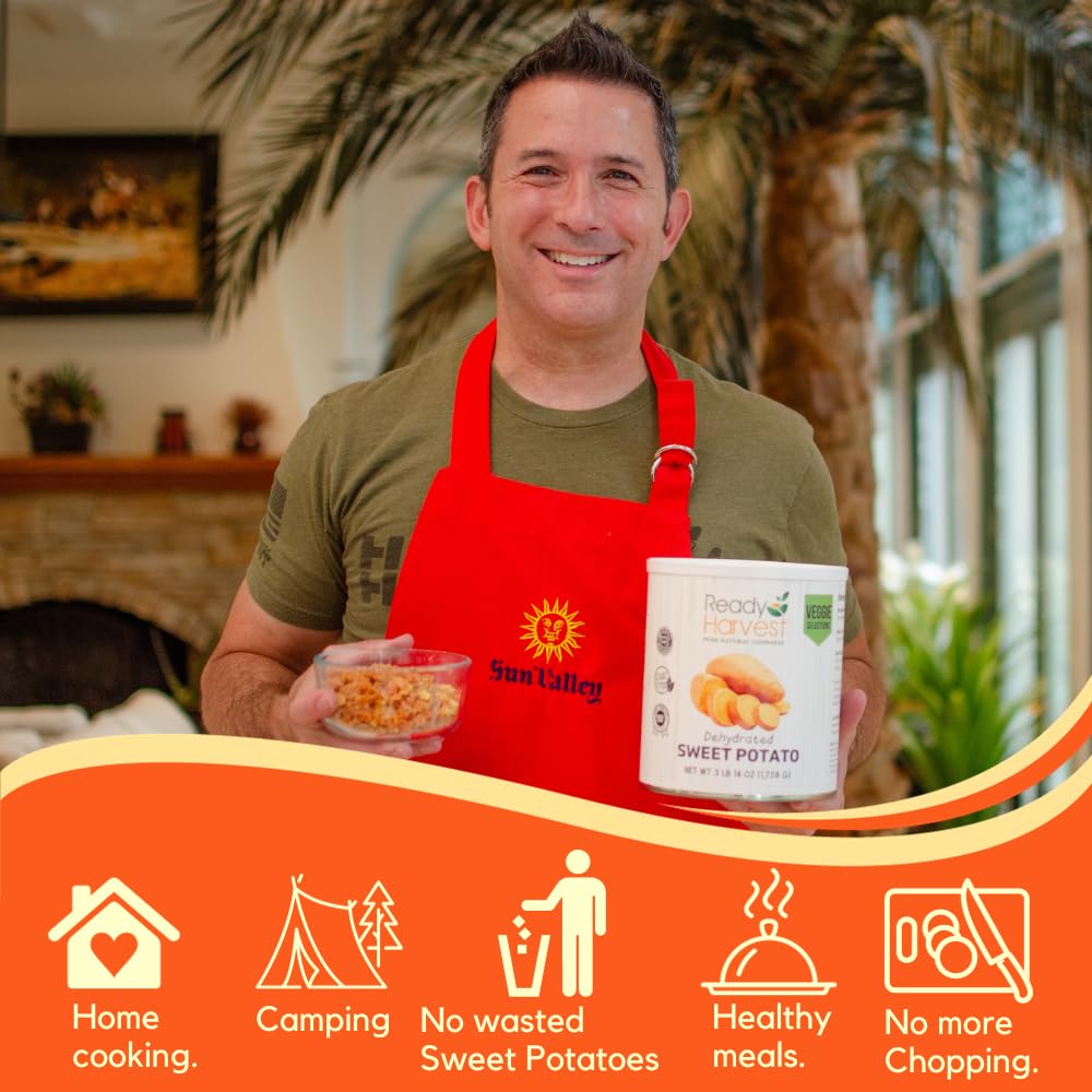 Ready Harvest Dehydrated Sweet Potato Dices (30-Year Shelf Life)
