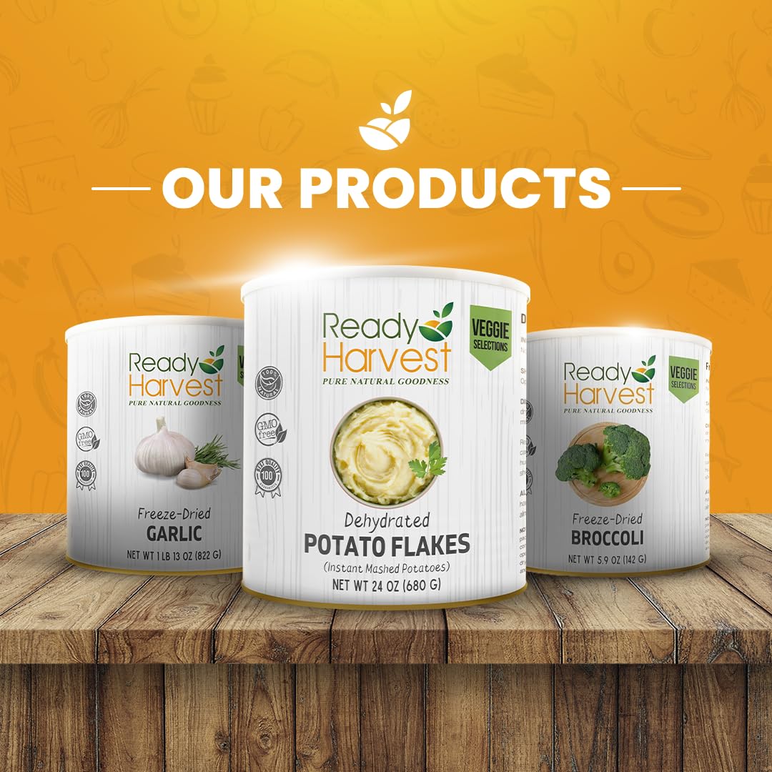 Ready Harvest Dehydrated Potato Dices (30-Year Shelf Life)