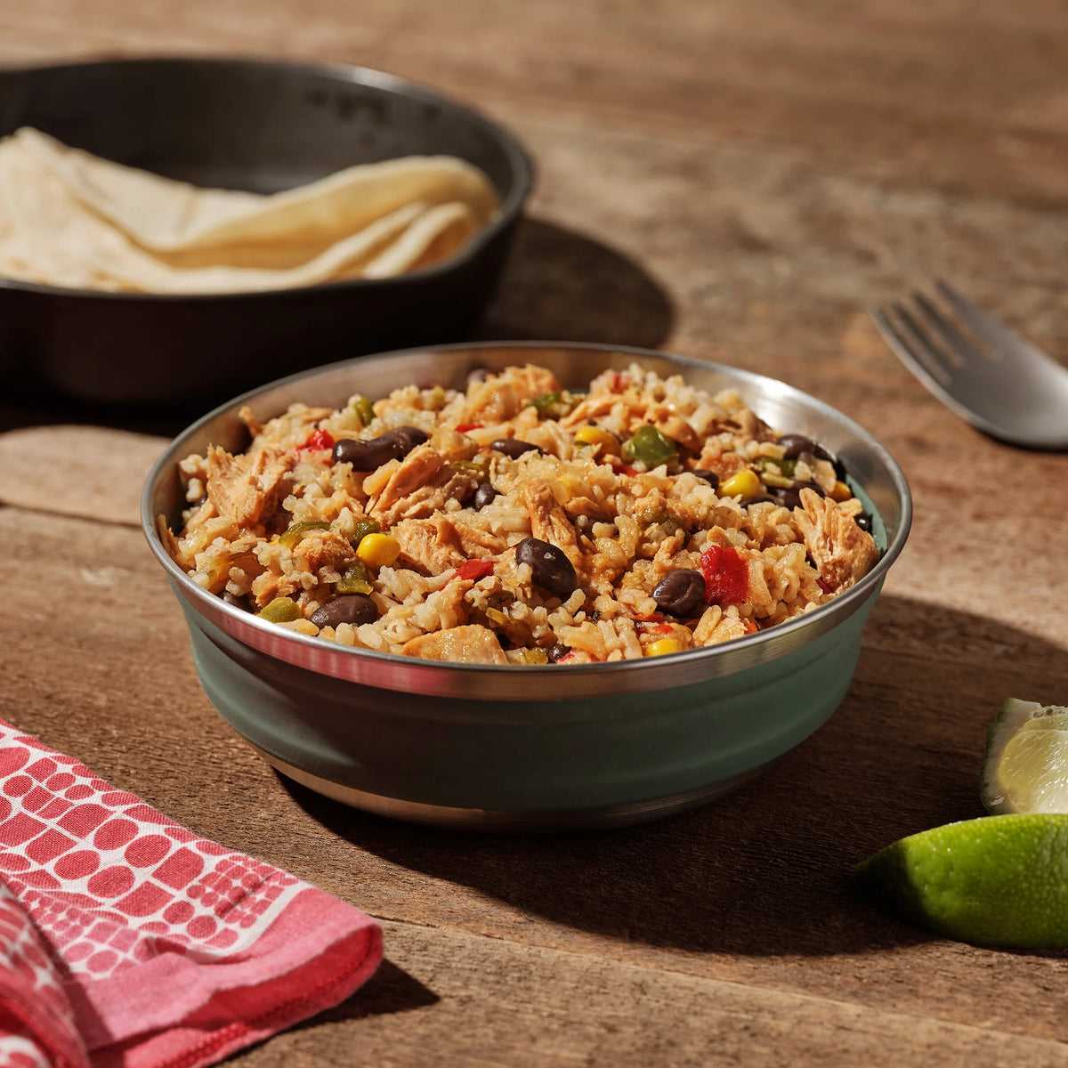 Freeze-Dried Chicken Fajita Bowl Pouch - Mountain House (GF) Gluten Free