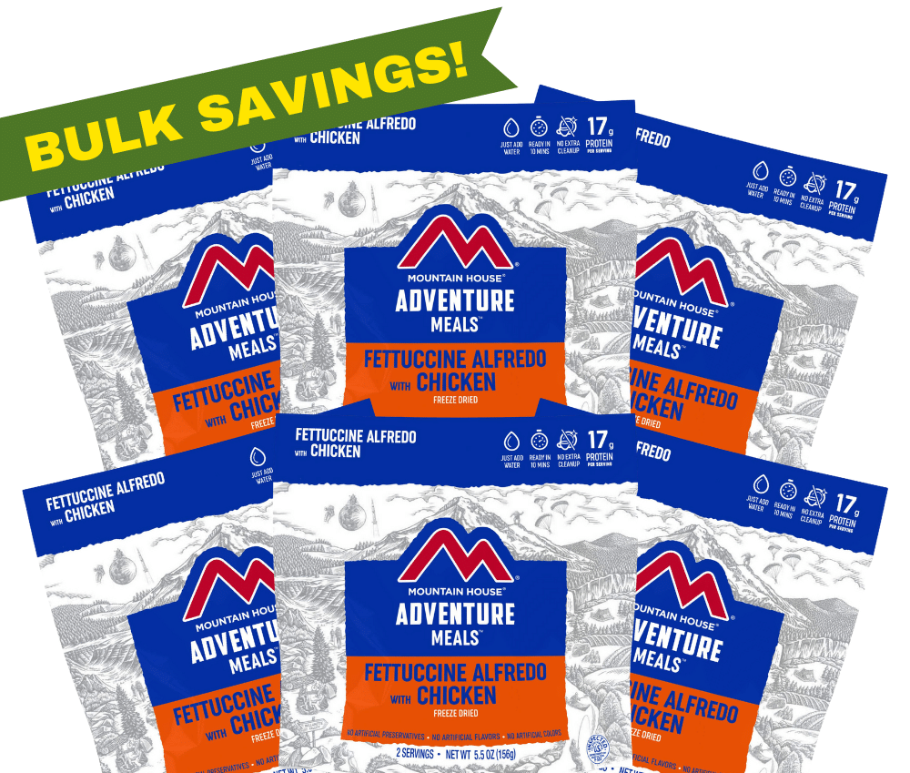 Freeze-Dried Fettuccine Alfredo with Chicken Pouch - Mountain House