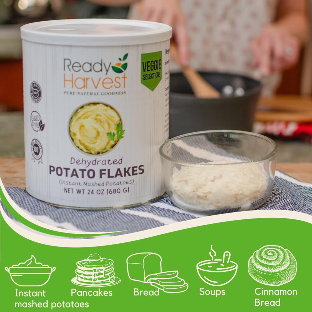 Ready Harvest Potato Flakes for Mashed Potatoes (30-Year Shelf Life)