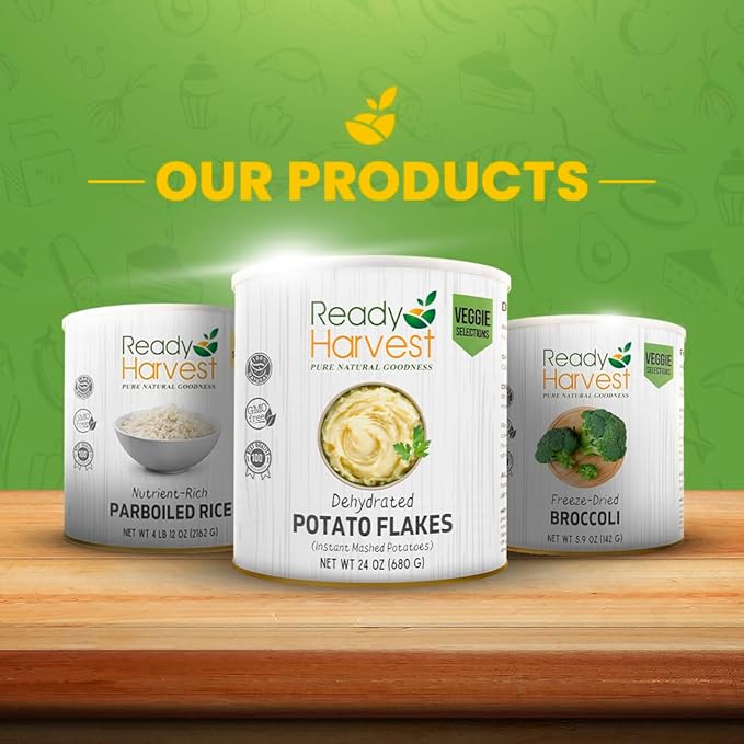 Ready Harvest Freeze-Dried Garlic (25-Year Shelf Life)