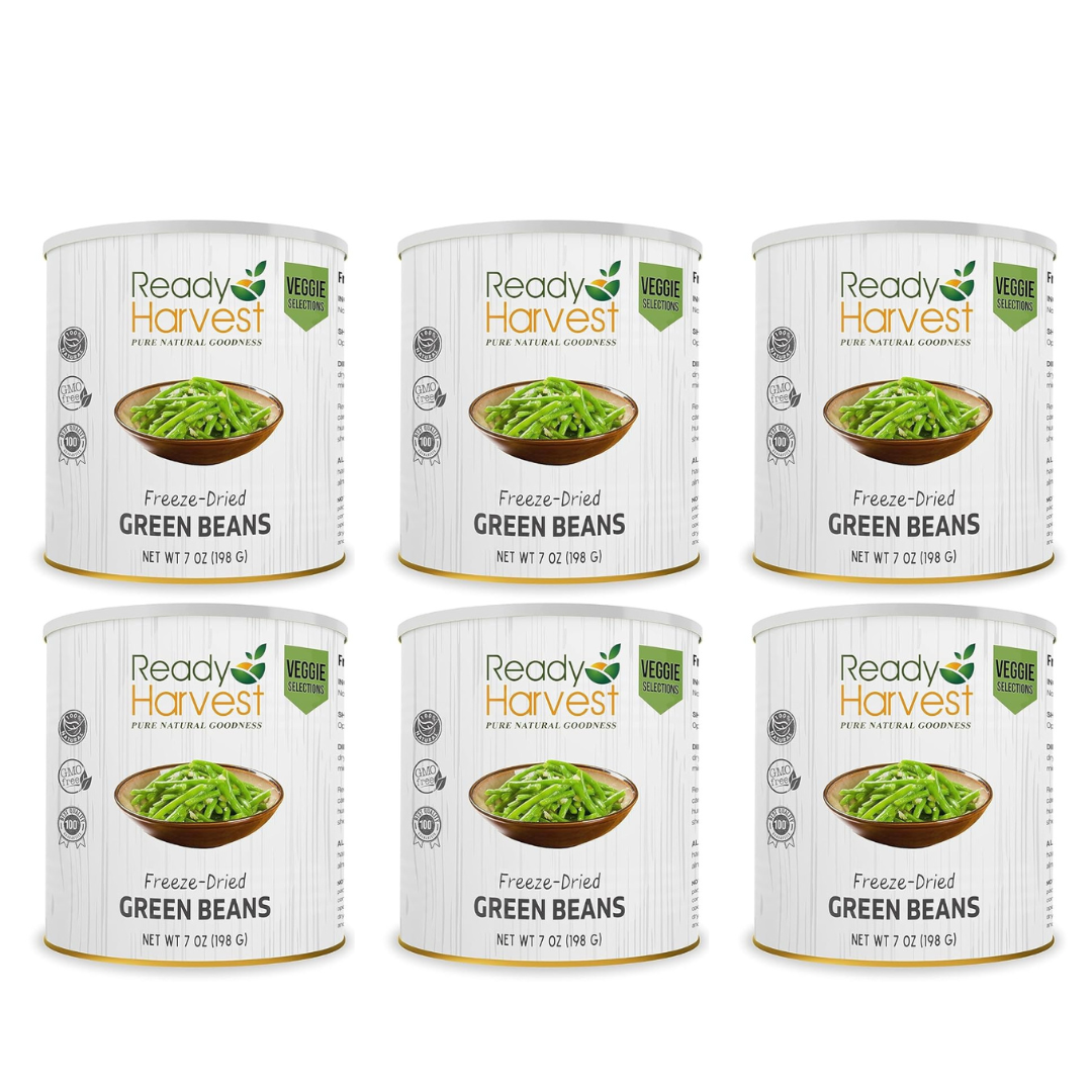 Ready Harvest Freeze-Dried Green Beans (30-Year Shelf Life)