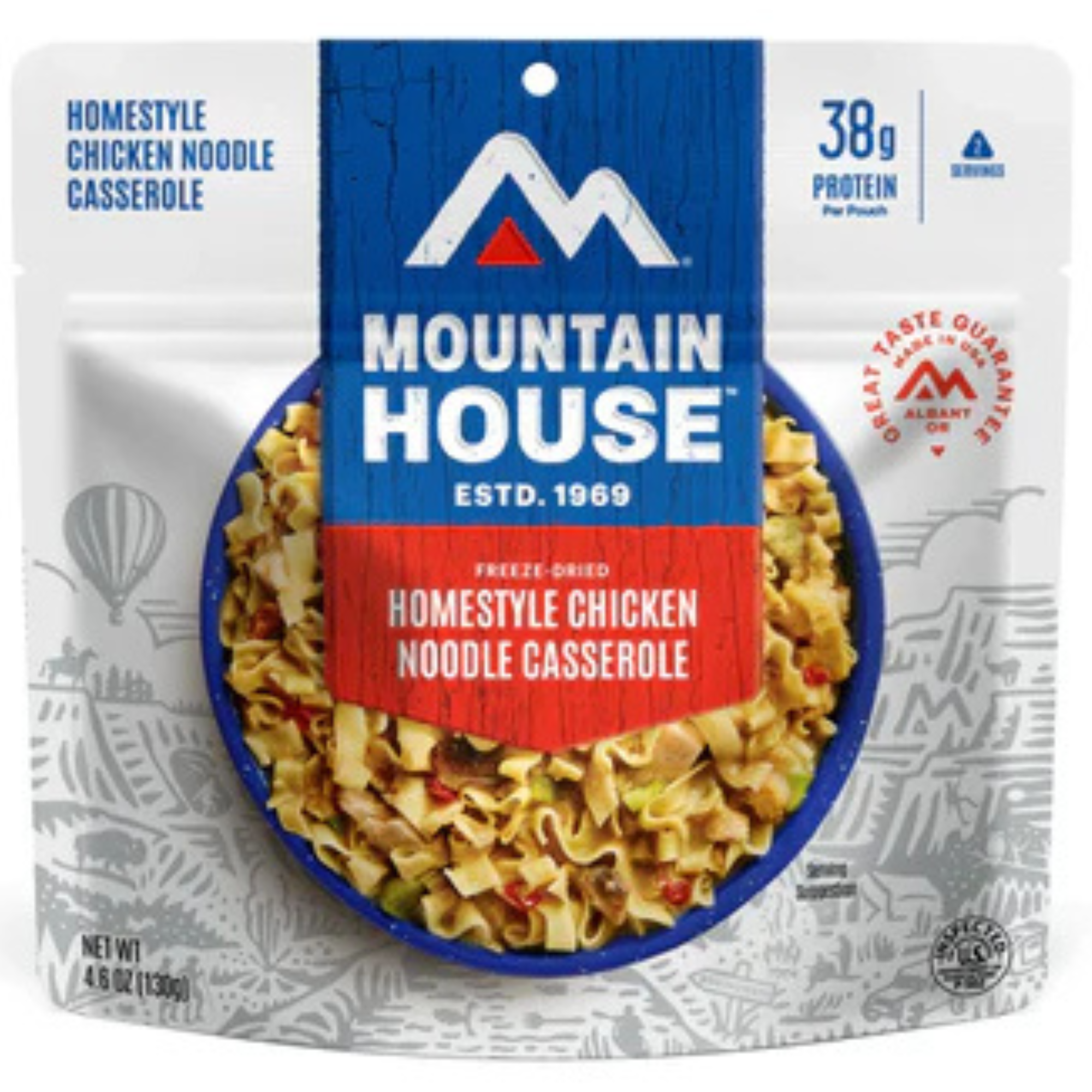 Freeze-Dried Homestyle Chicken Noodle Casserole Pouch - Mountain House