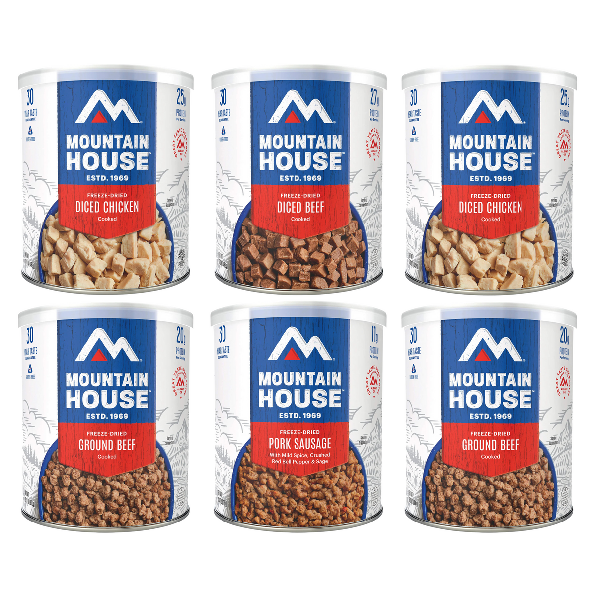 Freeze-Dried Meats Variety Kit - Mountain House