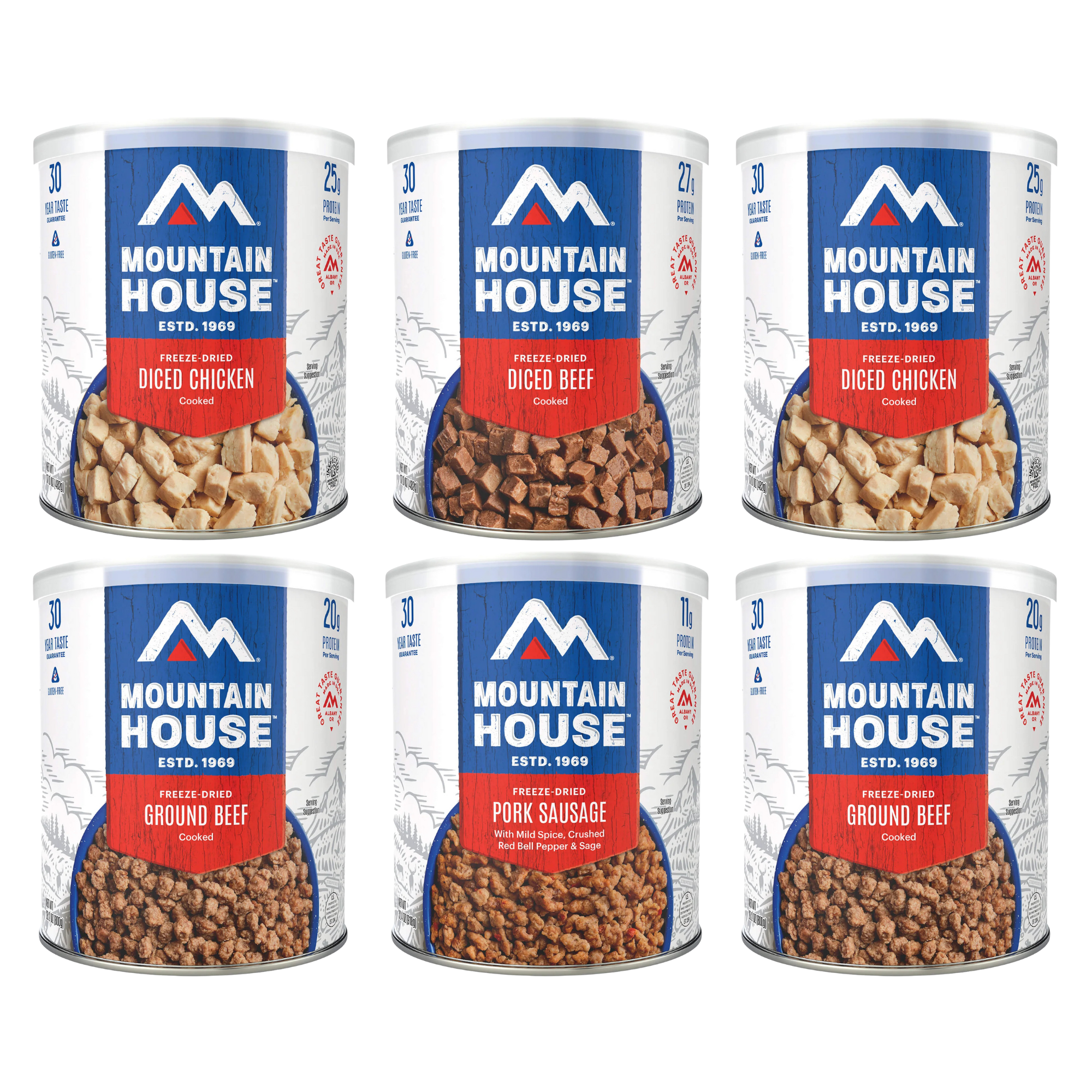 Freeze-Dried Meats Variety Kit - Mountain House