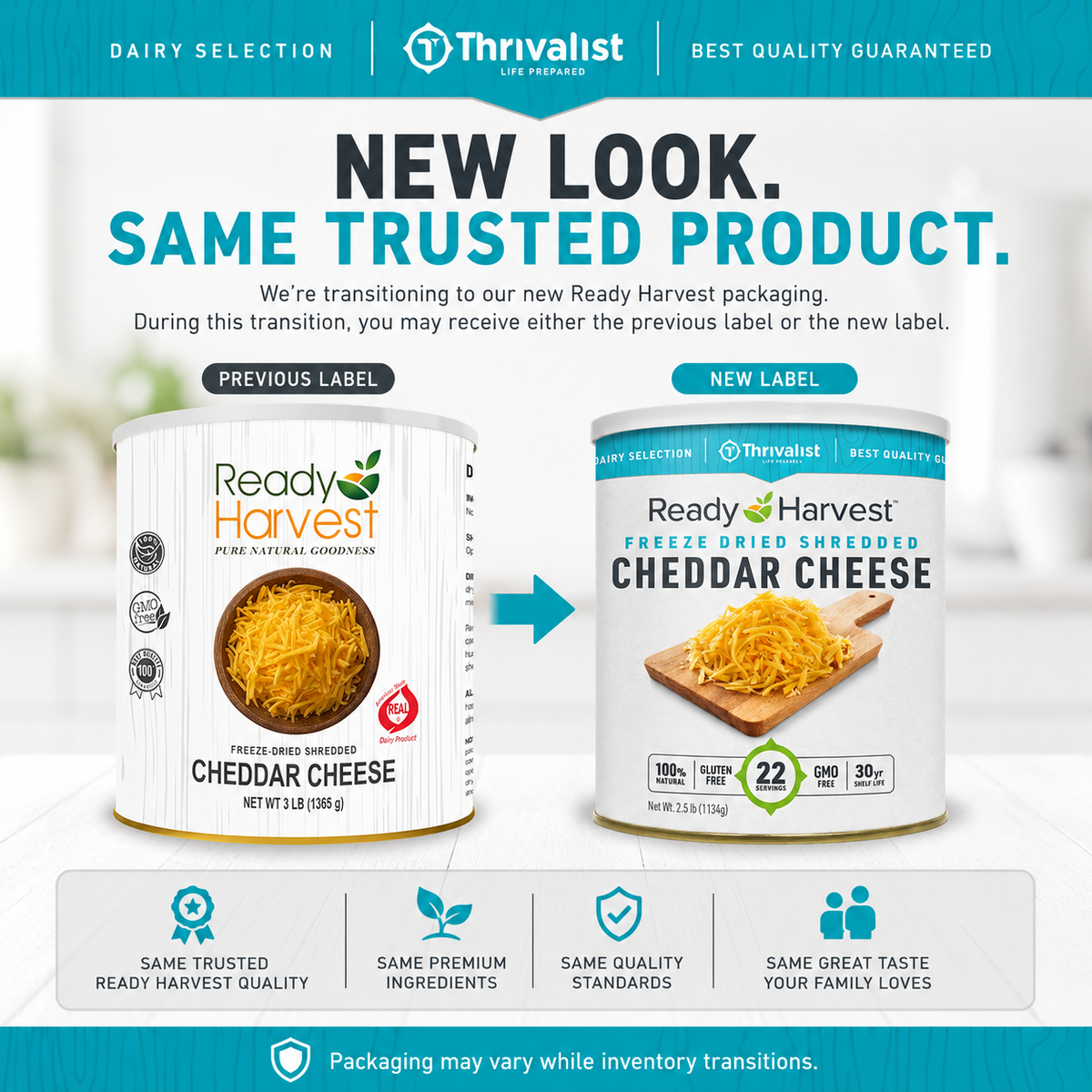 Ready Harvest Shredded Cheddar Cheese