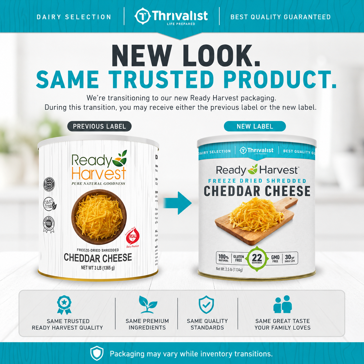 Ready Harvest Shredded Cheddar Cheese