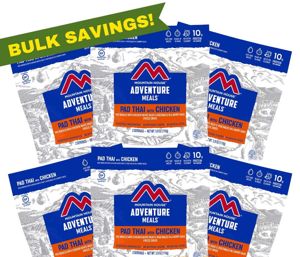 Freeze-Dried Pad Thai with Chicken Pouch - Mountain House (GF) Gluten Free