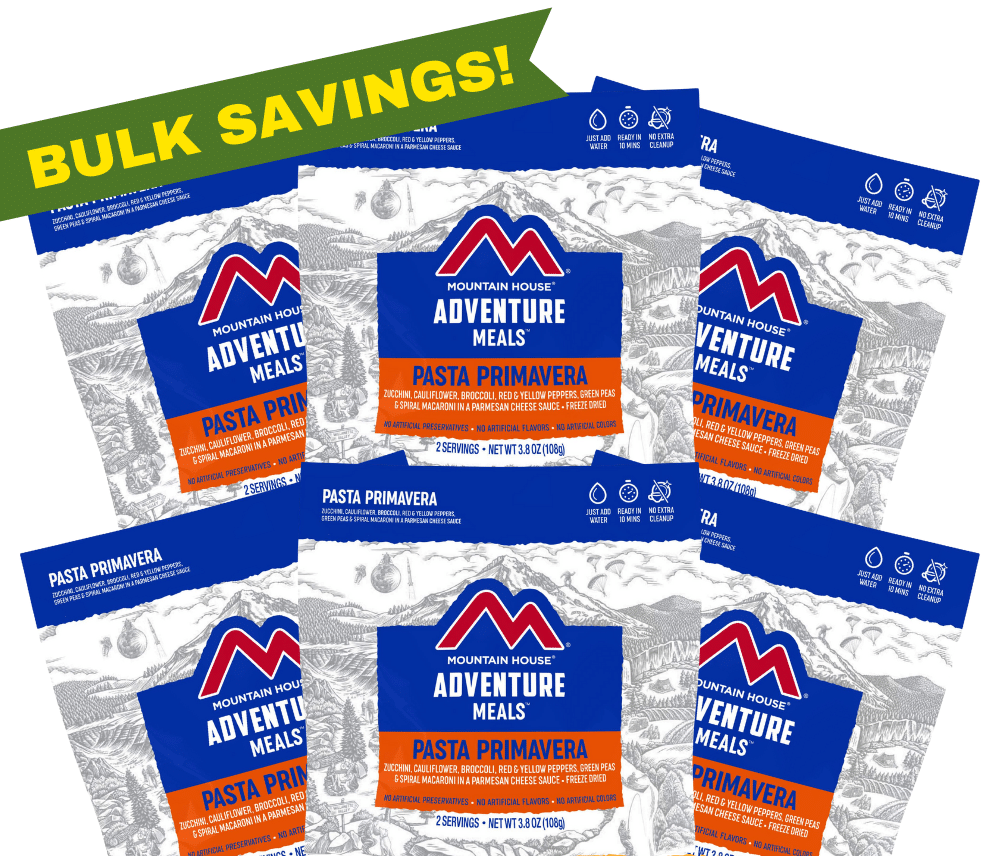Freeze-Dried Pasta Primavera Pouch - Mountain House