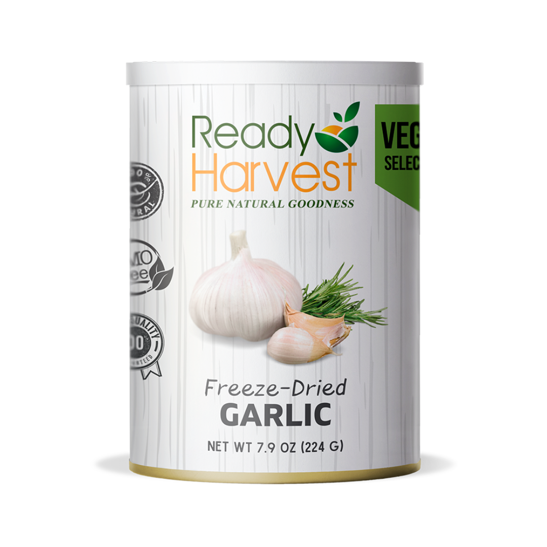 Ready Harvest Pantry Can - Freeze-Dried Garlic (7.9 oz)