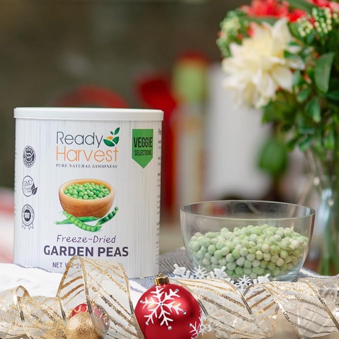 Ready Harvest Freeze-Dried Garden Peas (30-Year Shelf Life)