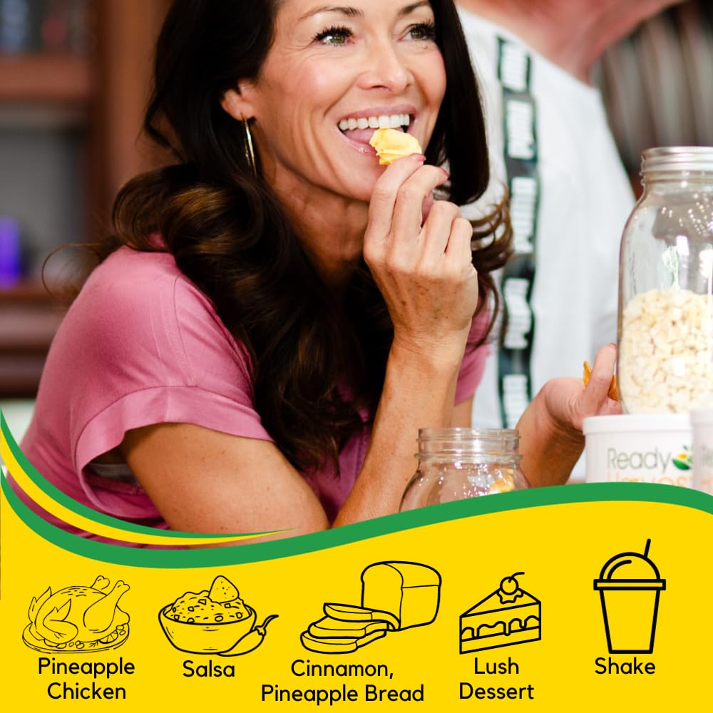 Ready Harvest Freeze-Dried Pineapple Chunks (30-Year Shelf Life)