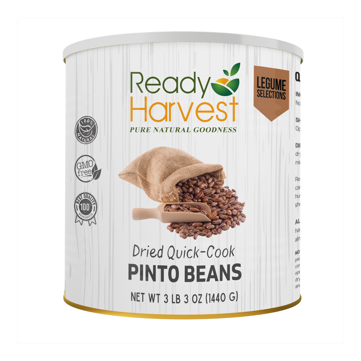 Ready Harvest Quick-Cook Beans Variety Kit (25-Year Shelf Life)