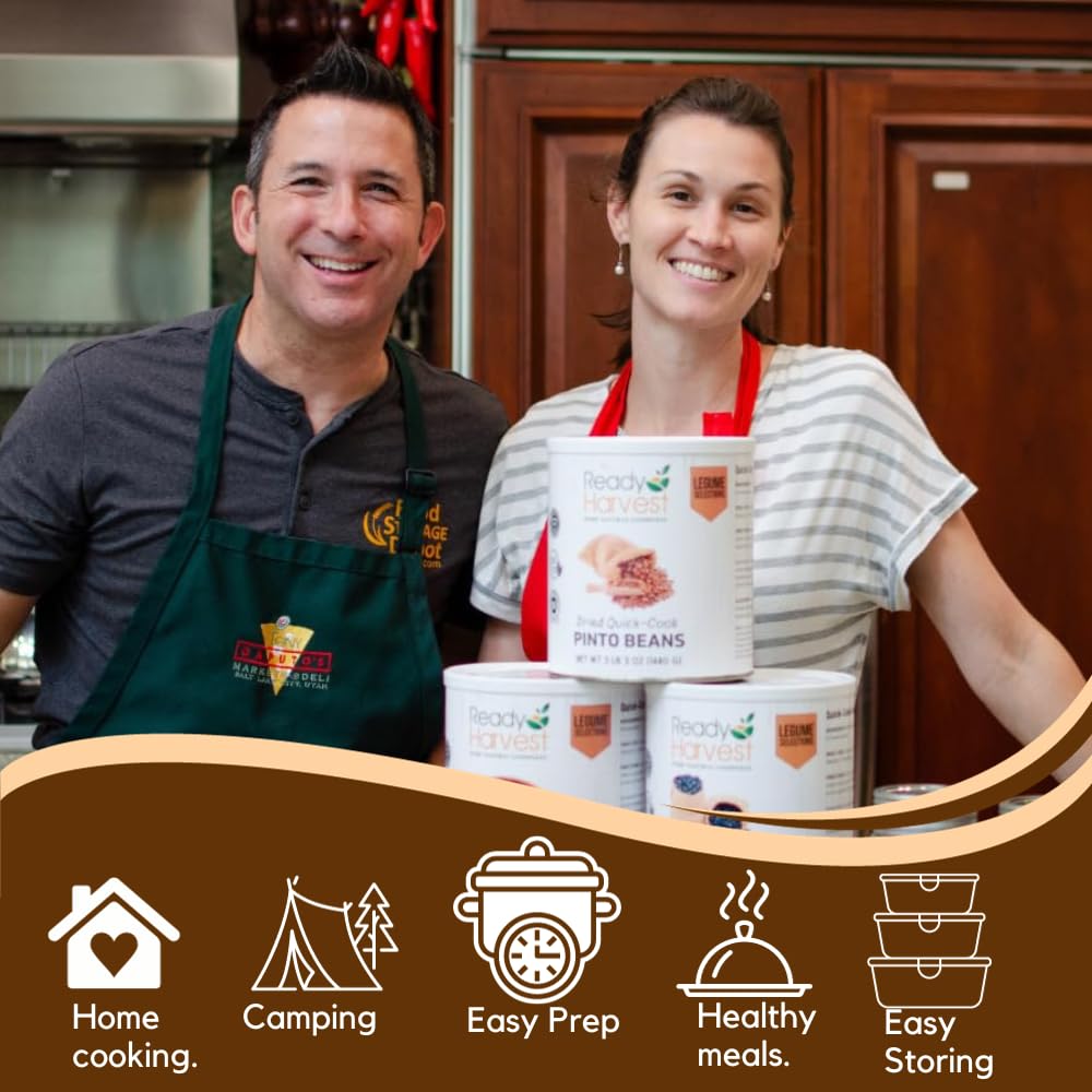 Ready Harvest Premium Quick-Cook Pinto Beans (25-Year Shelf Life)