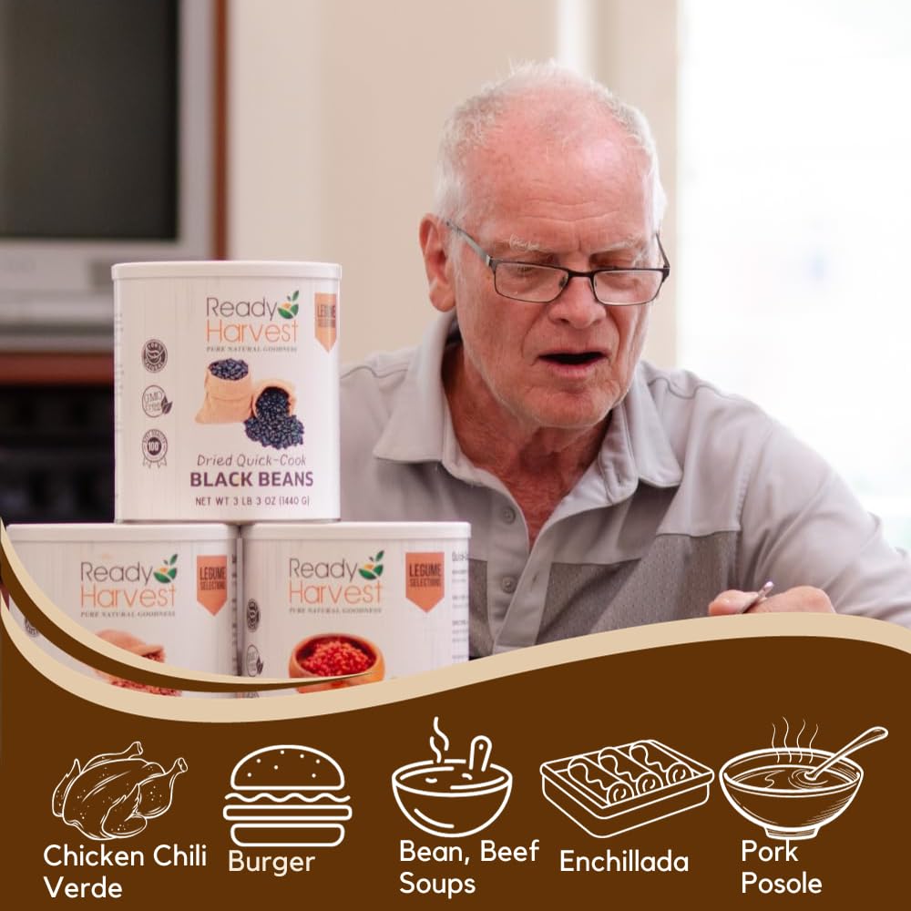 Ready Harvest Premium Quick-Cook Pinto Beans (25-Year Shelf Life)