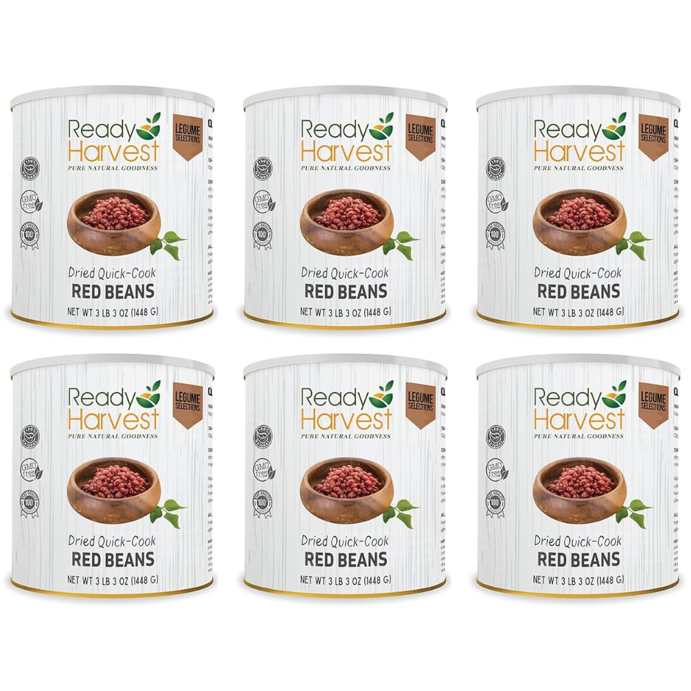Ready Harvest Premium Quick-Cook Red Beans (25-Year Shelf Life)