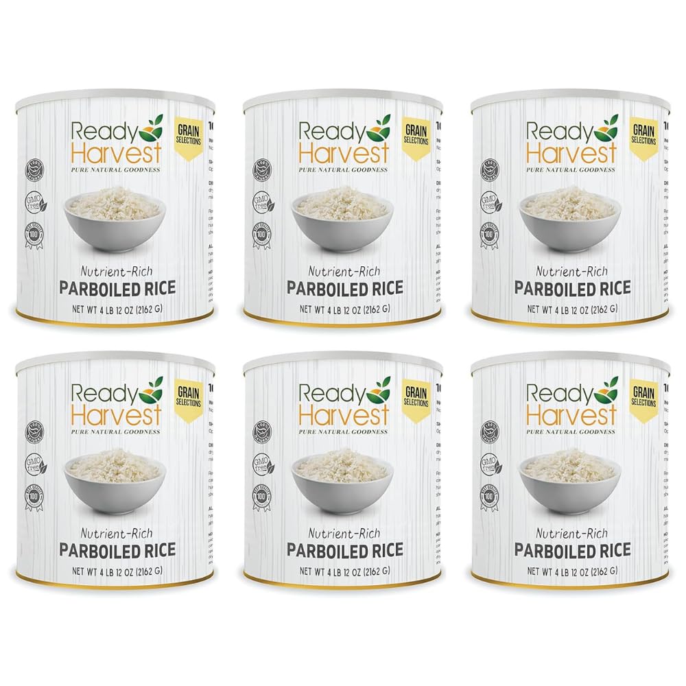 Ready Harvest High Nutrient Parboiled Long Grain White Rice (30-Year Shelf Life)