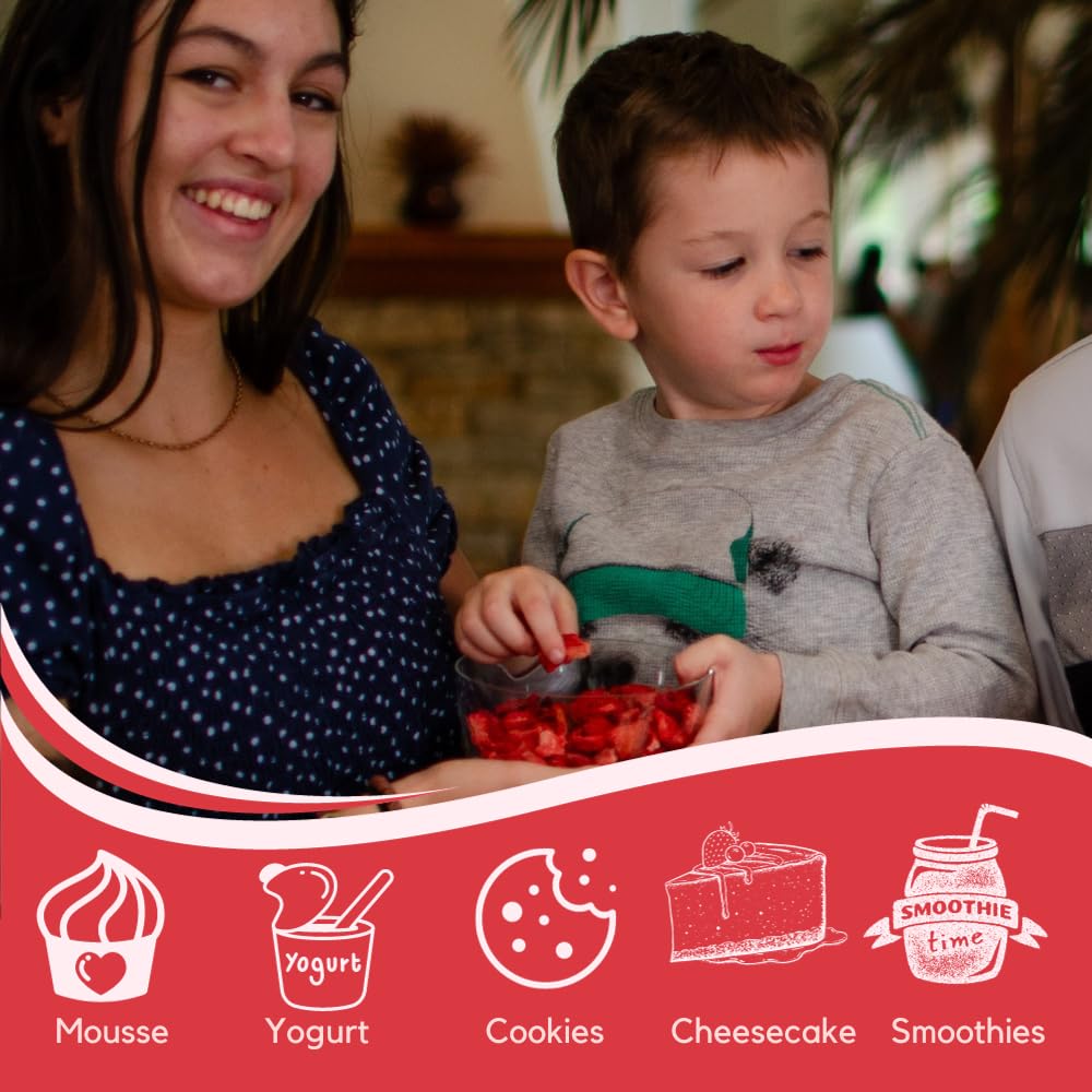 Ready Harvest Freeze-Dried Strawberry Slices (30-Year Shelf Life)