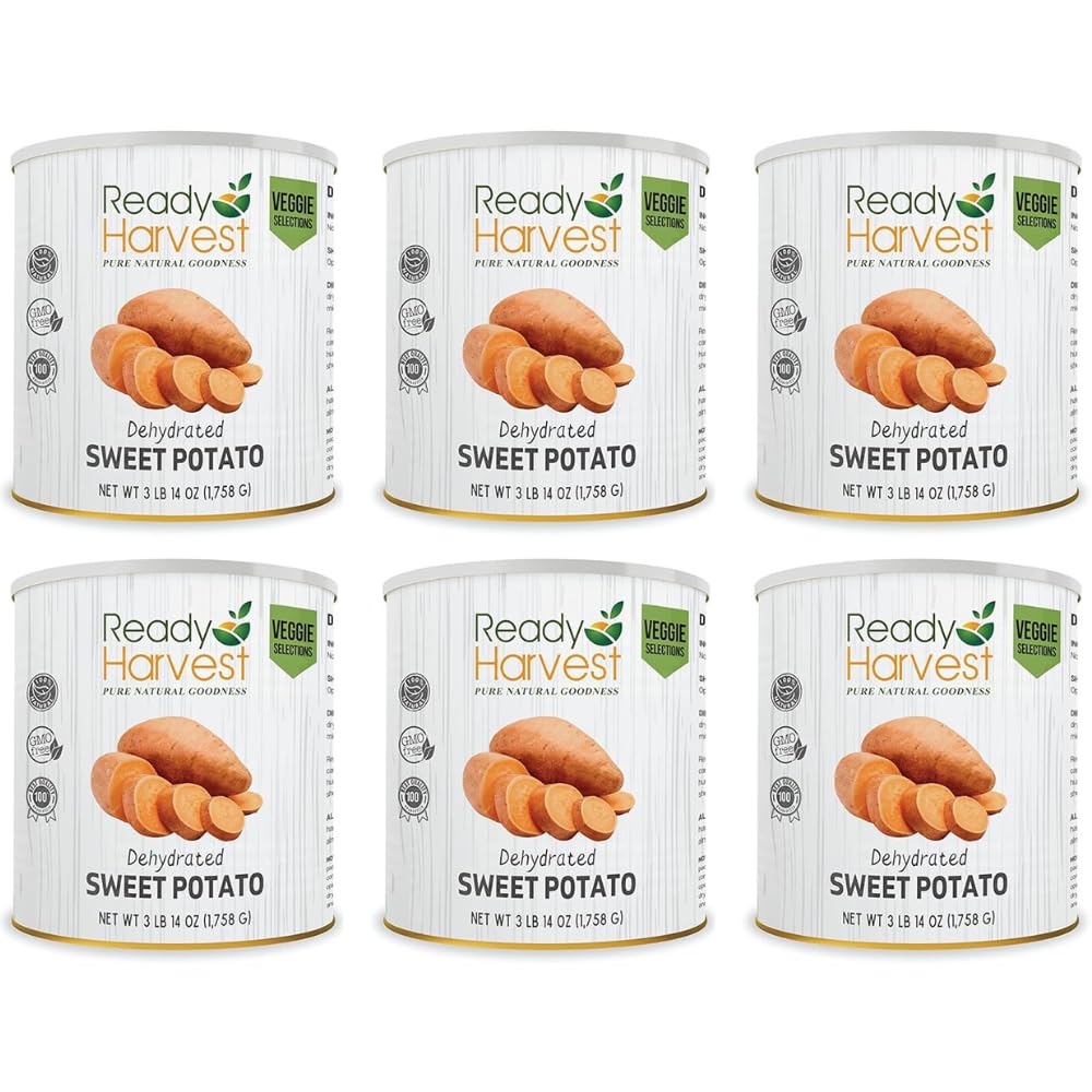 Ready Harvest Dehydrated Sweet Potato Dices (30-Year Shelf Life)