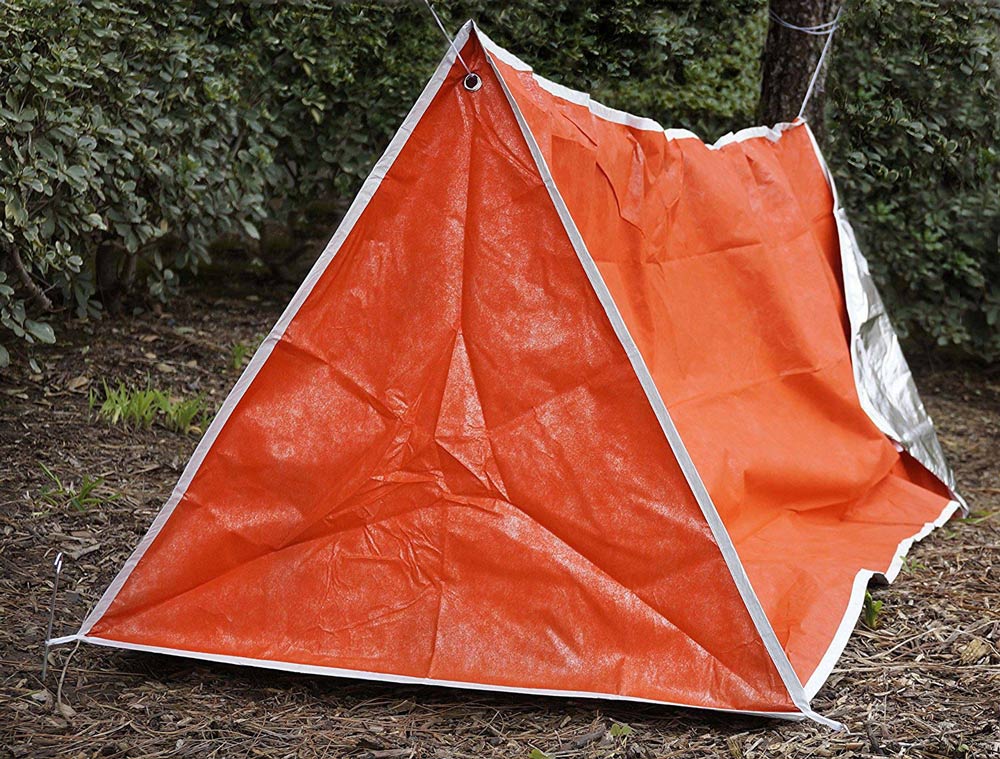 Heat-Capture Waterproof Emergency Tube Tent