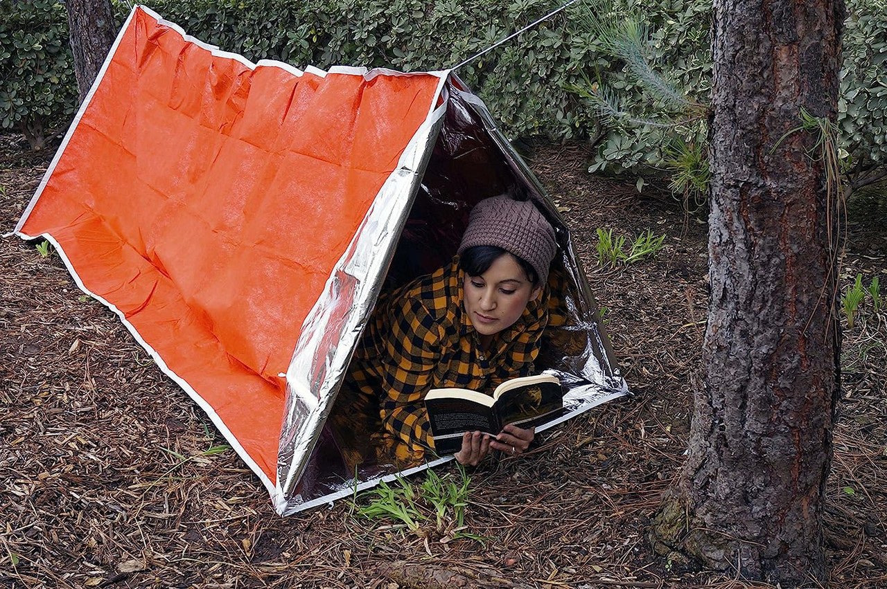 Heat-Capture Waterproof Emergency Tube Tent