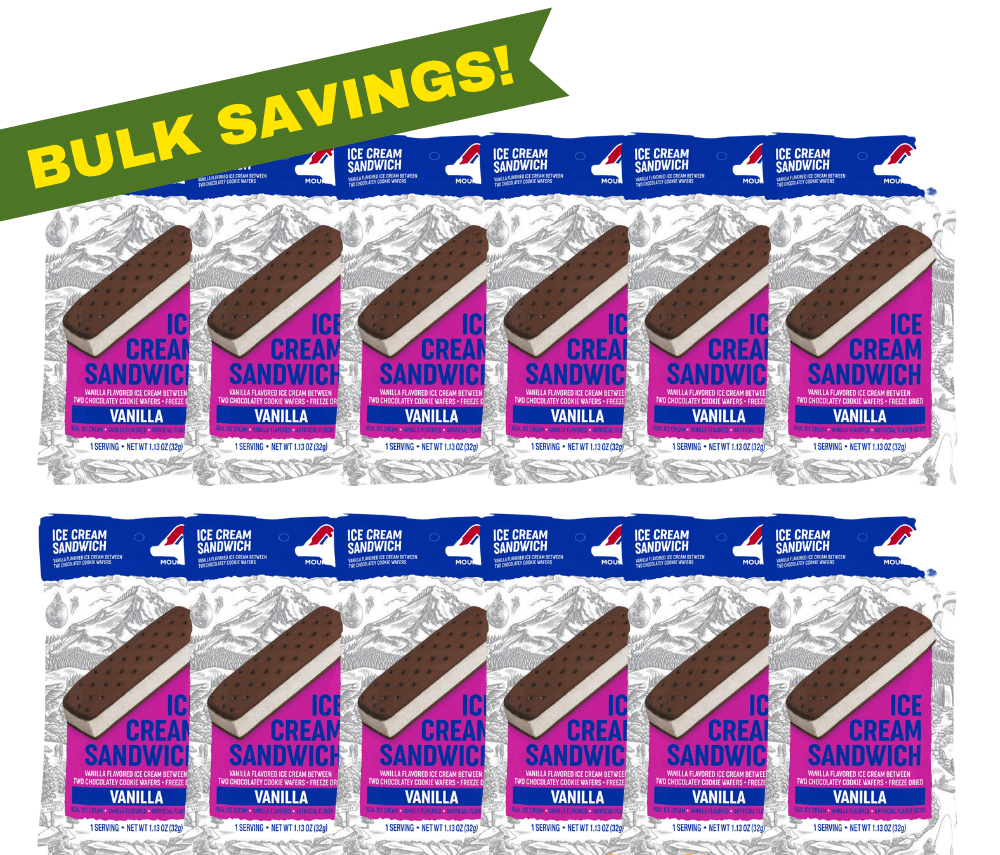 Freeze-Dried Vanilla Ice Cream Sandwich Pouch - Mountain House
